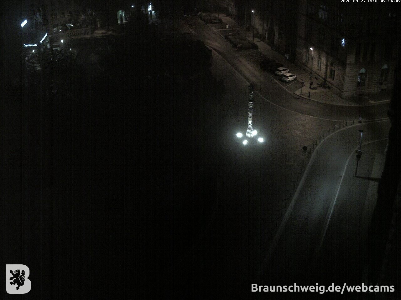 Archiv Foto Webcam Blick vom Rathausturm in Braunschweig