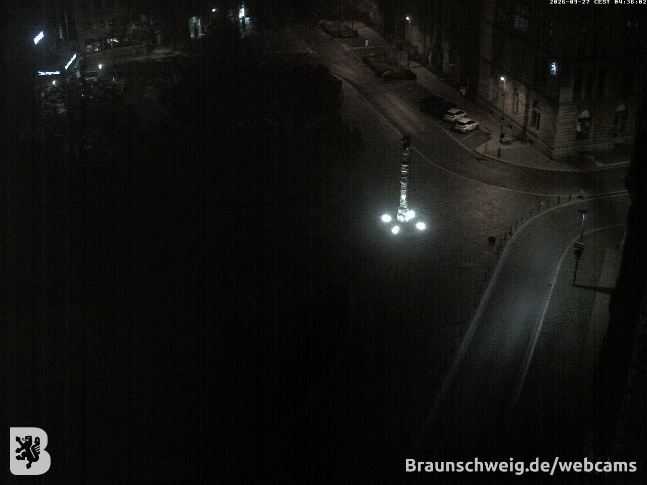 Archiv Foto Webcam Blick vom Rathausturm in Braunschweig