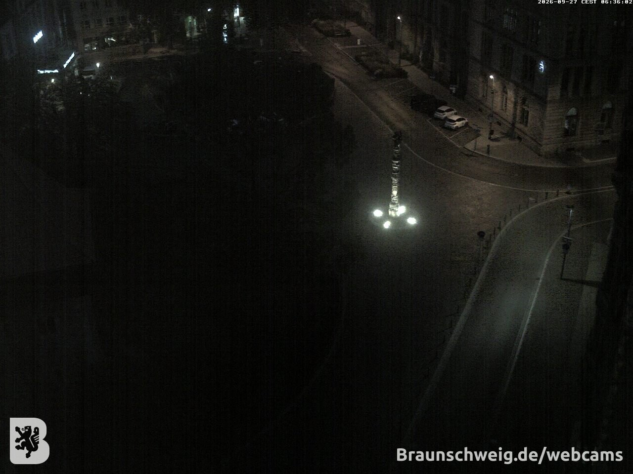 Archiv Foto Webcam Blick vom Rathausturm in Braunschweig