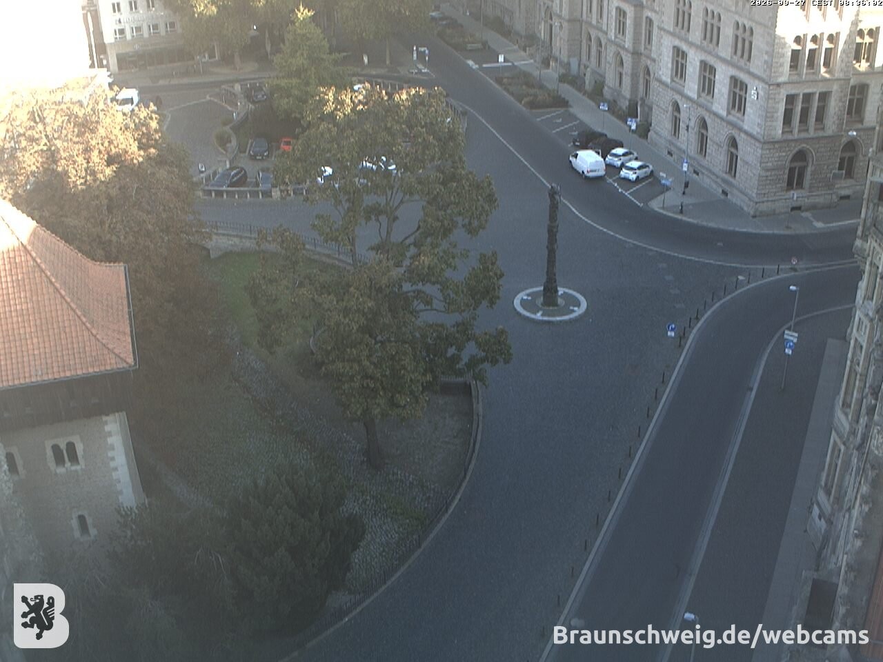 Archiv Foto Webcam Blick vom Rathausturm in Braunschweig