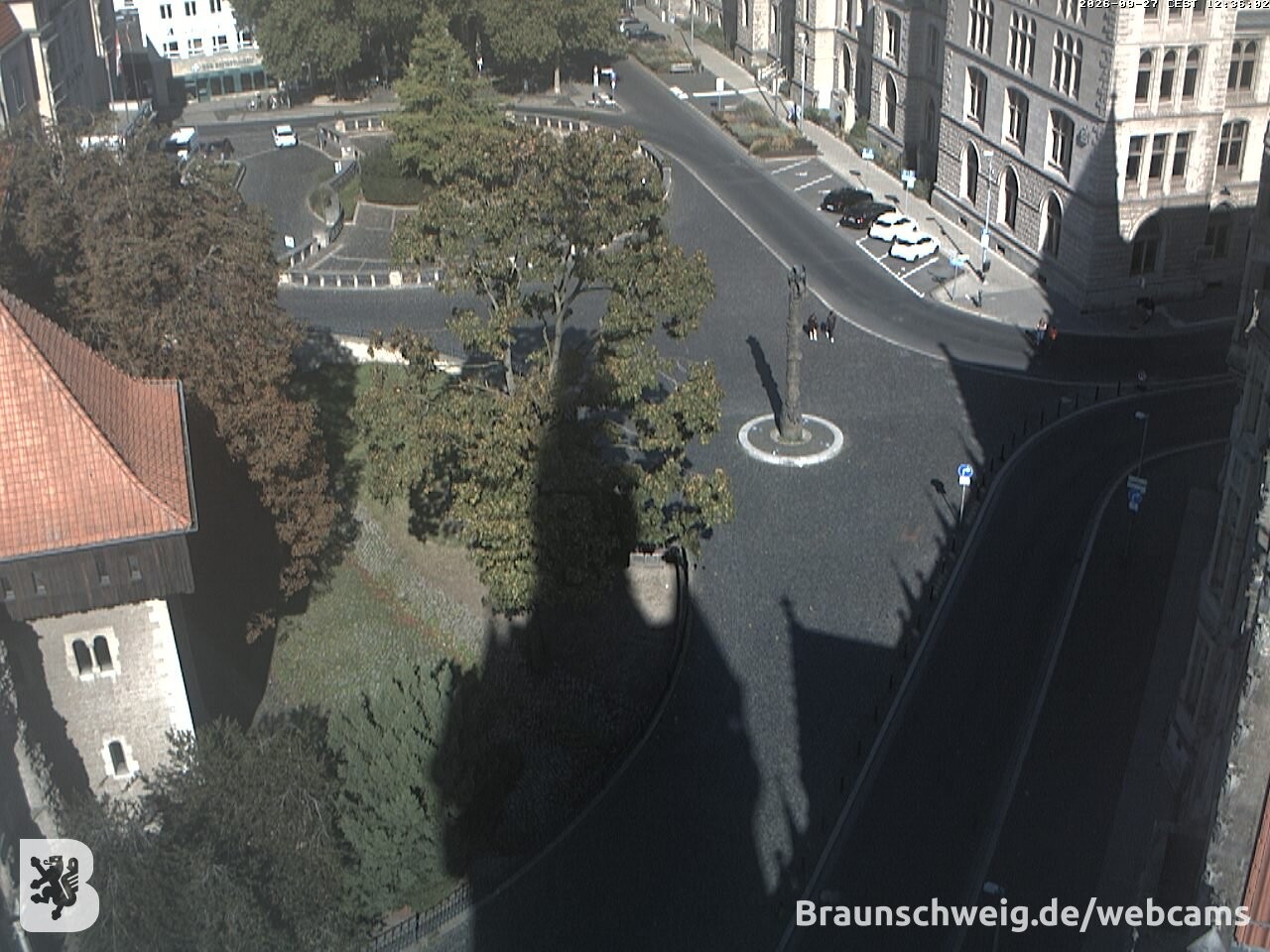 Archiv Foto Webcam Blick vom Rathausturm in Braunschweig