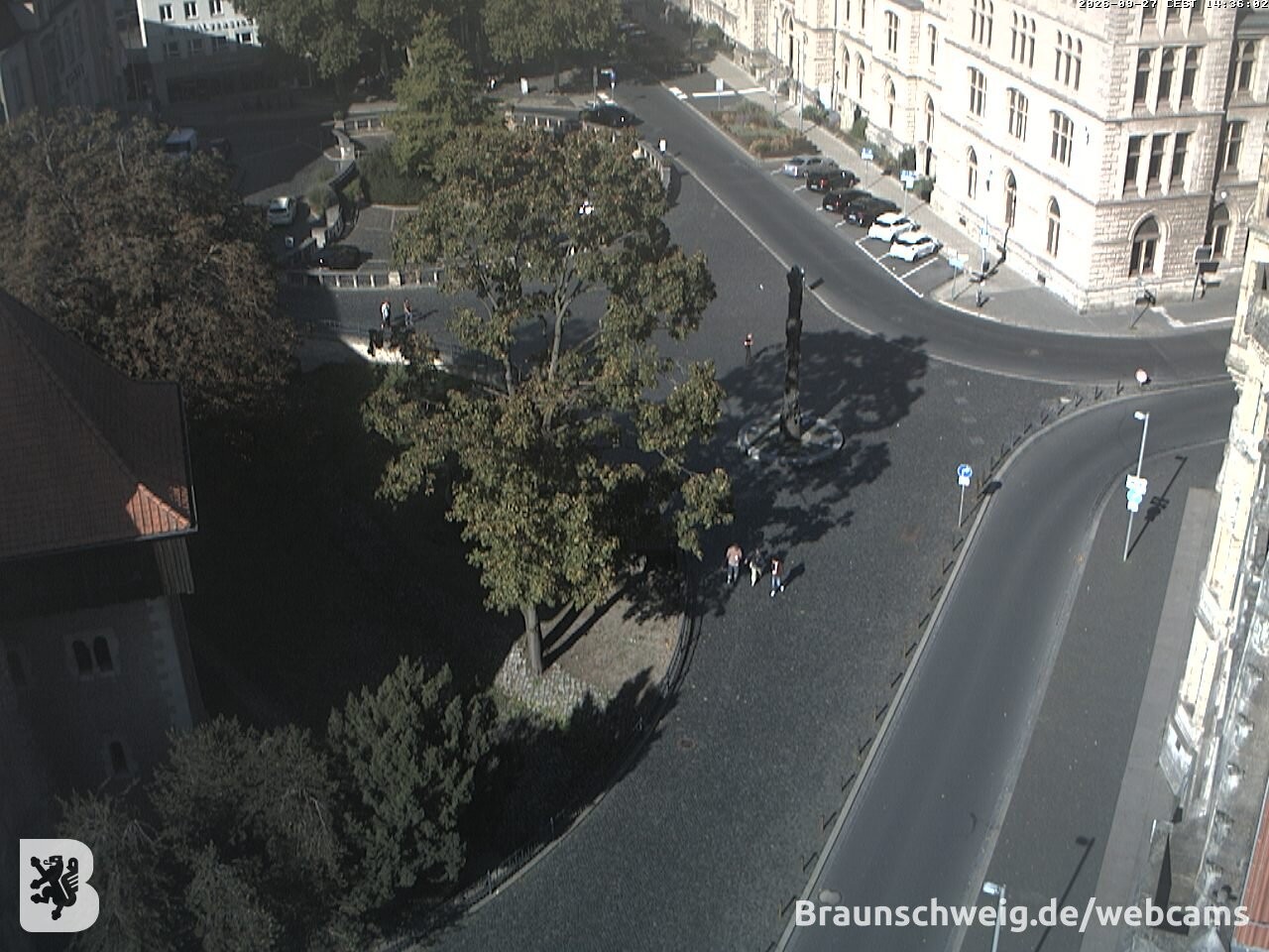 Archiv Foto Webcam Blick vom Rathausturm in Braunschweig