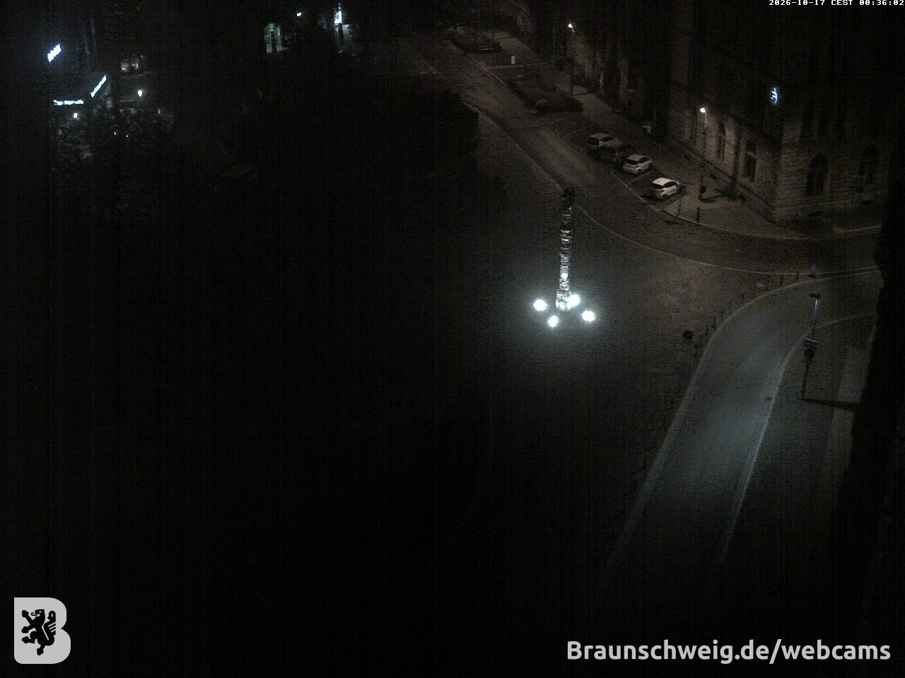 Archiv Foto Webcam Blick vom Rathausturm in Braunschweig