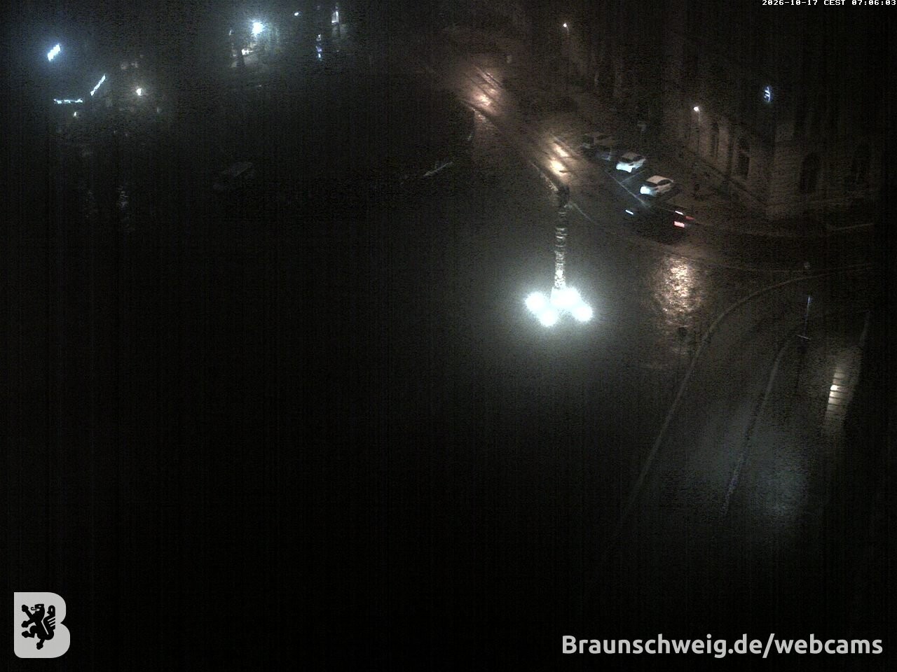 Archiv Foto Webcam Blick vom Rathausturm in Braunschweig