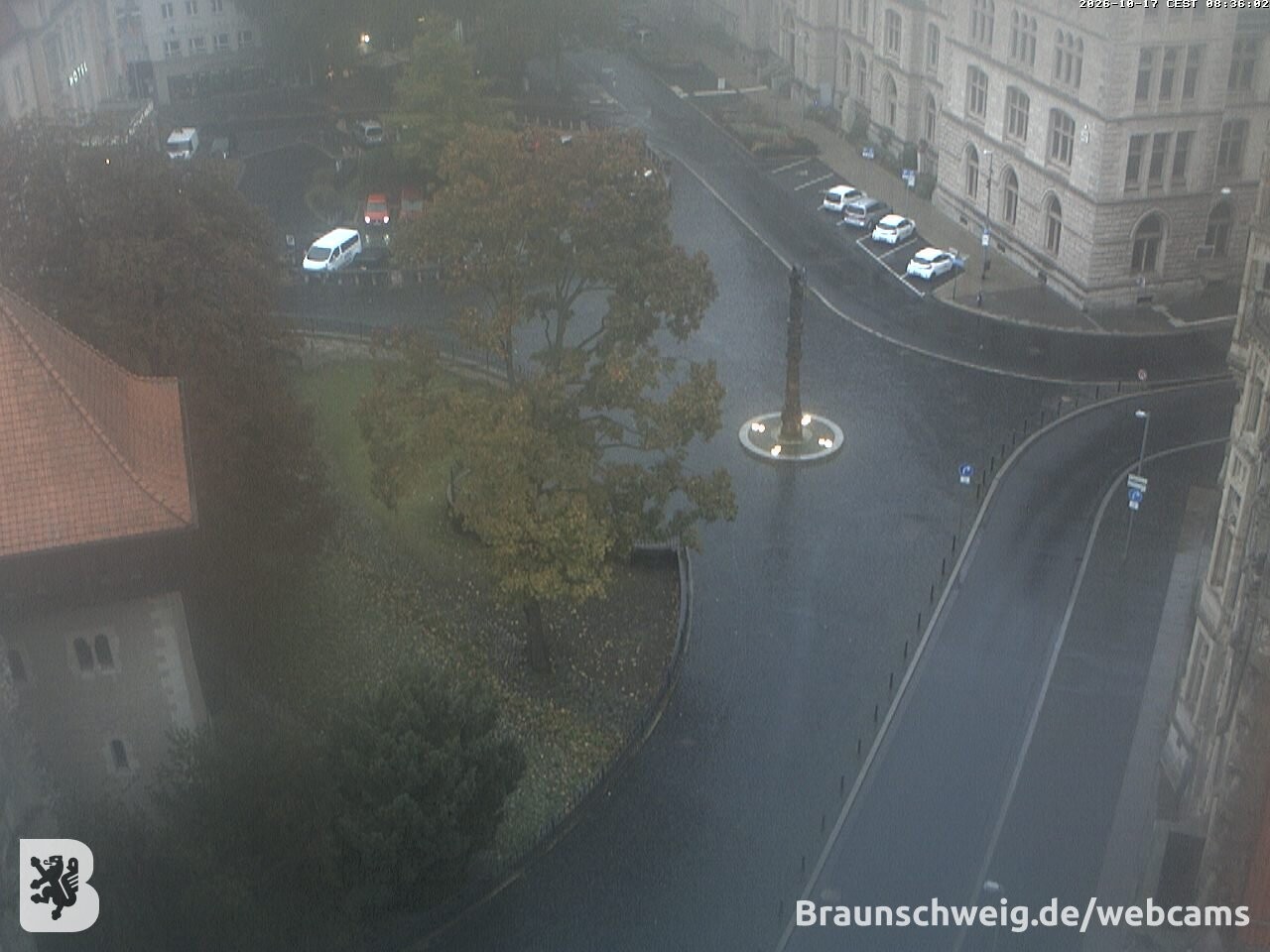Archiv Foto Webcam Blick vom Rathausturm in Braunschweig