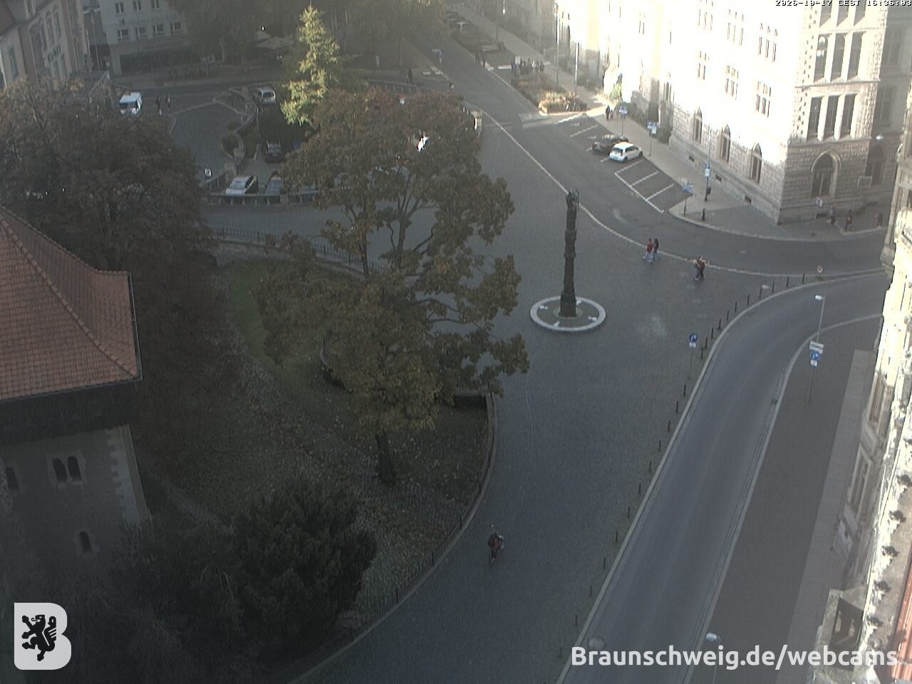 Archiv Foto Webcam Blick vom Rathausturm in Braunschweig