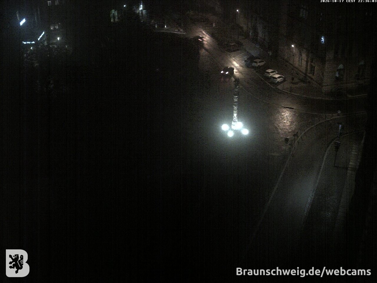 Archiv Foto Webcam Blick vom Rathausturm in Braunschweig