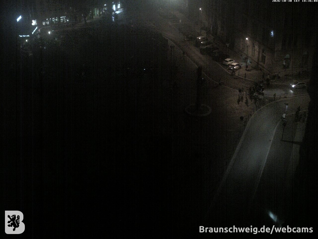 Archiv Foto Webcam Blick vom Rathausturm in Braunschweig