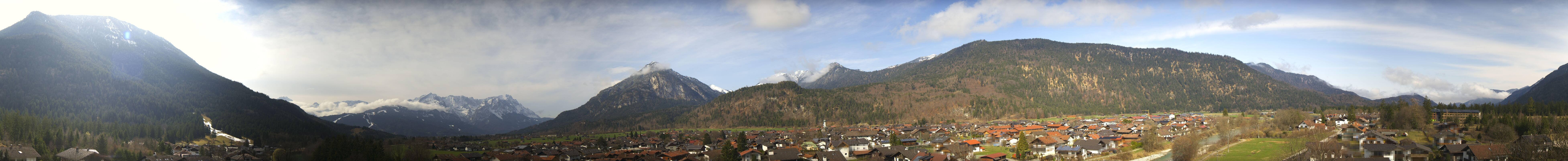 Archived image Webcam Farchant (Bavaria)