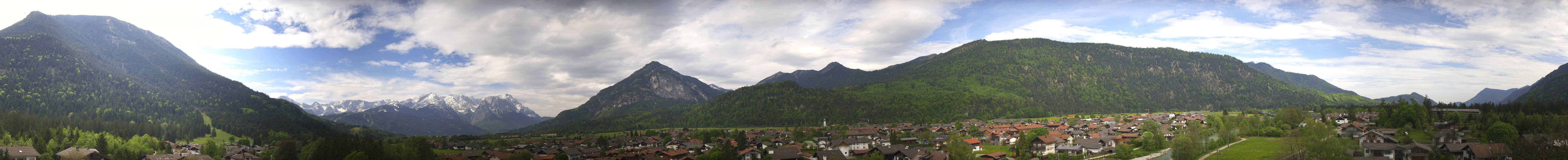 Archived image Webcam Farchant (Bavaria)