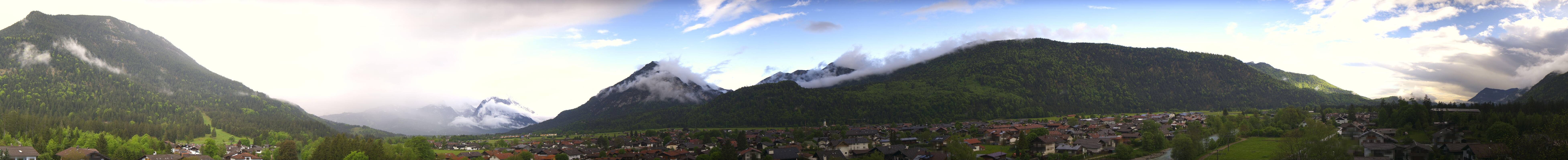 Archived image Webcam Farchant (Bavaria)