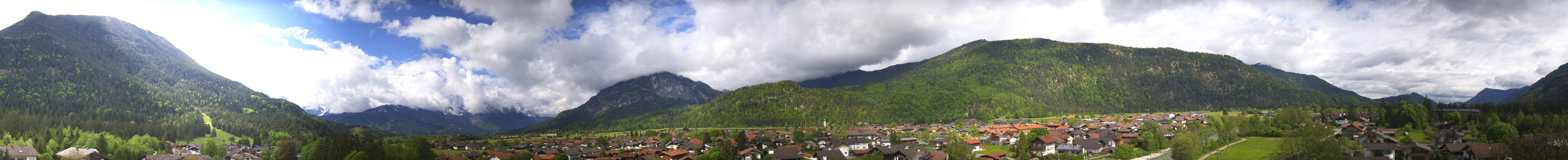 Archived image Webcam Farchant (Bavaria)