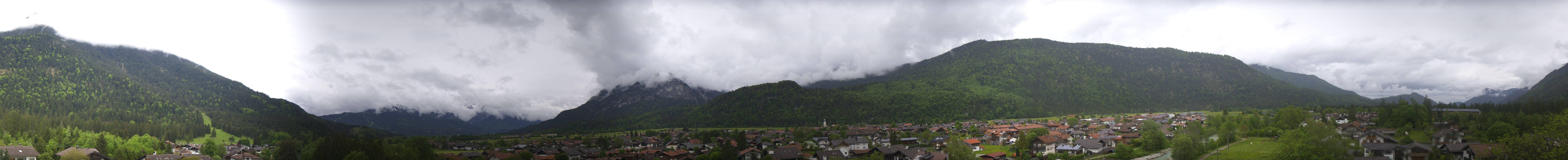 Archived image Webcam Farchant (Bavaria)