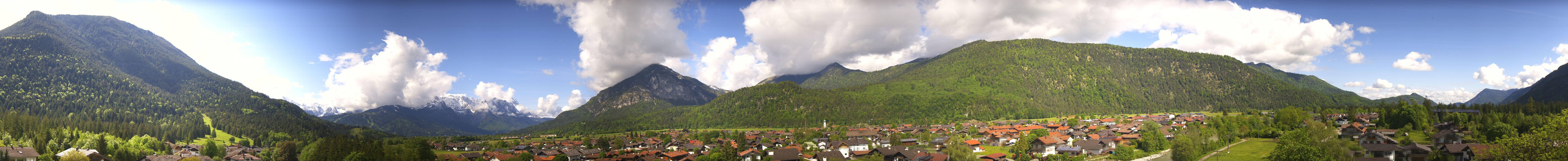 Archived image Webcam Farchant (Bavaria)