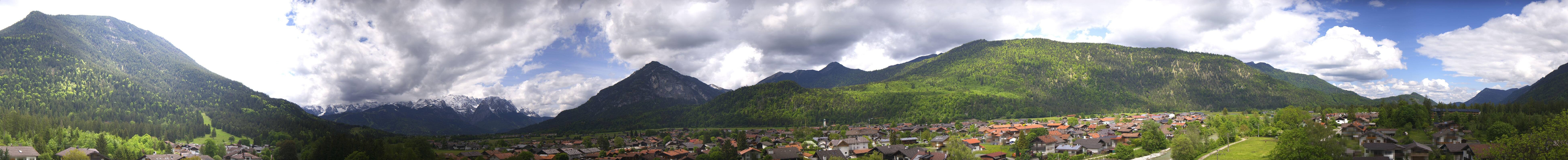 Archived image Webcam Farchant (Bavaria)
