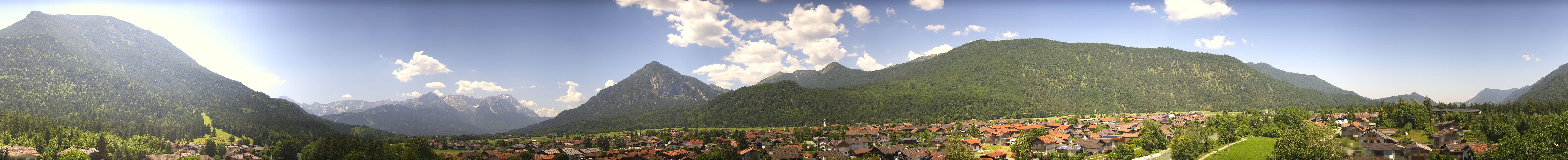 Archived image Webcam Farchant (Bavaria)