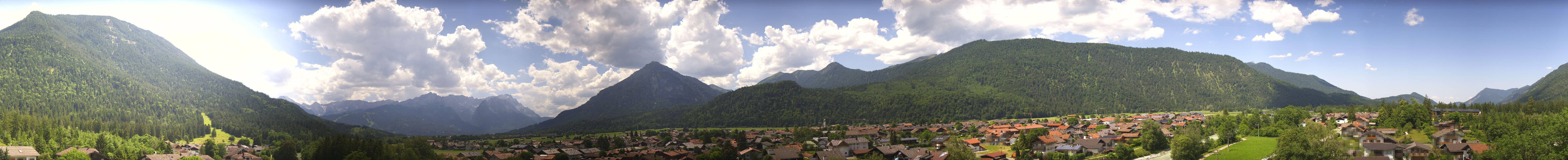 Archived image Webcam Farchant (Bavaria)