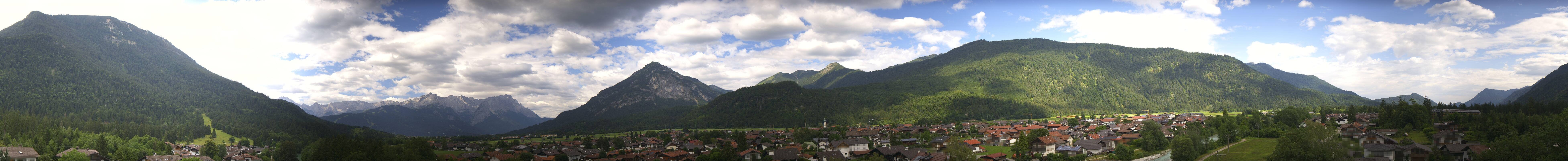 Archived image Webcam Farchant (Bavaria)