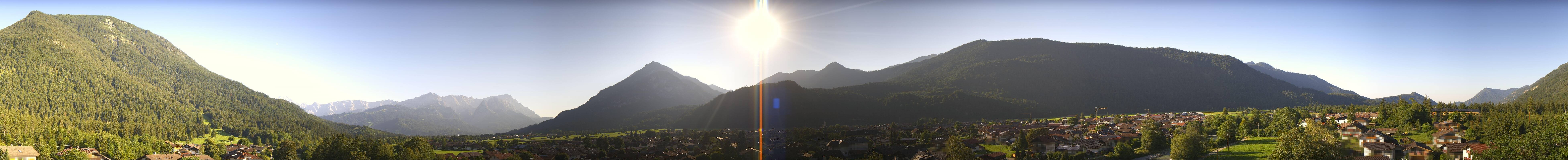Archived image Webcam Farchant (Bavaria)