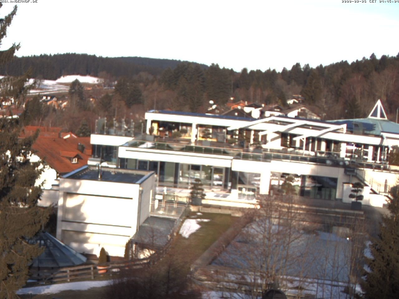 Archived image Webcam Hotel Angerhof in Sankt Englmar, Lower Bavaria