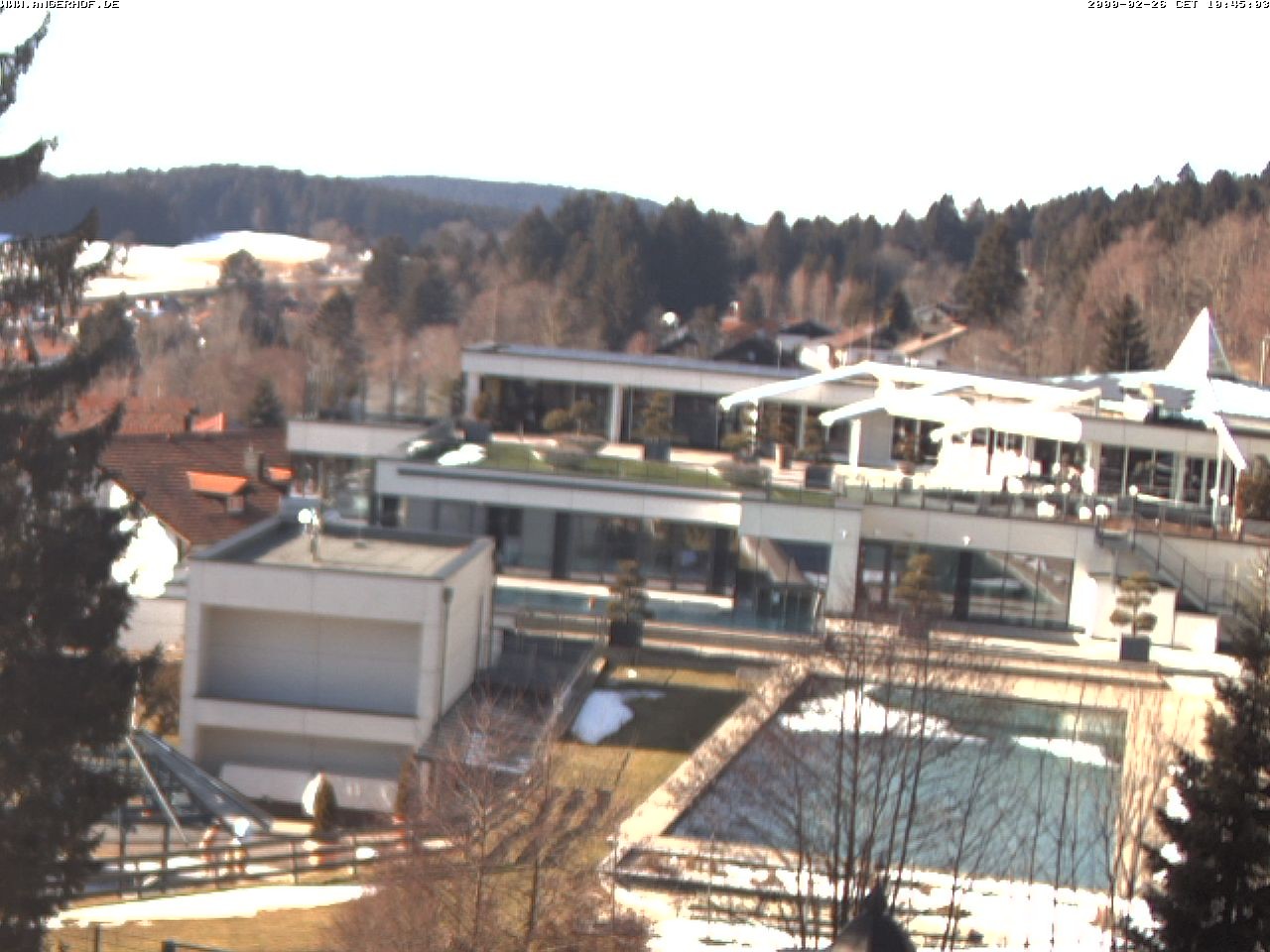 Archived image Webcam Hotel Angerhof in Sankt Englmar, Lower Bavaria