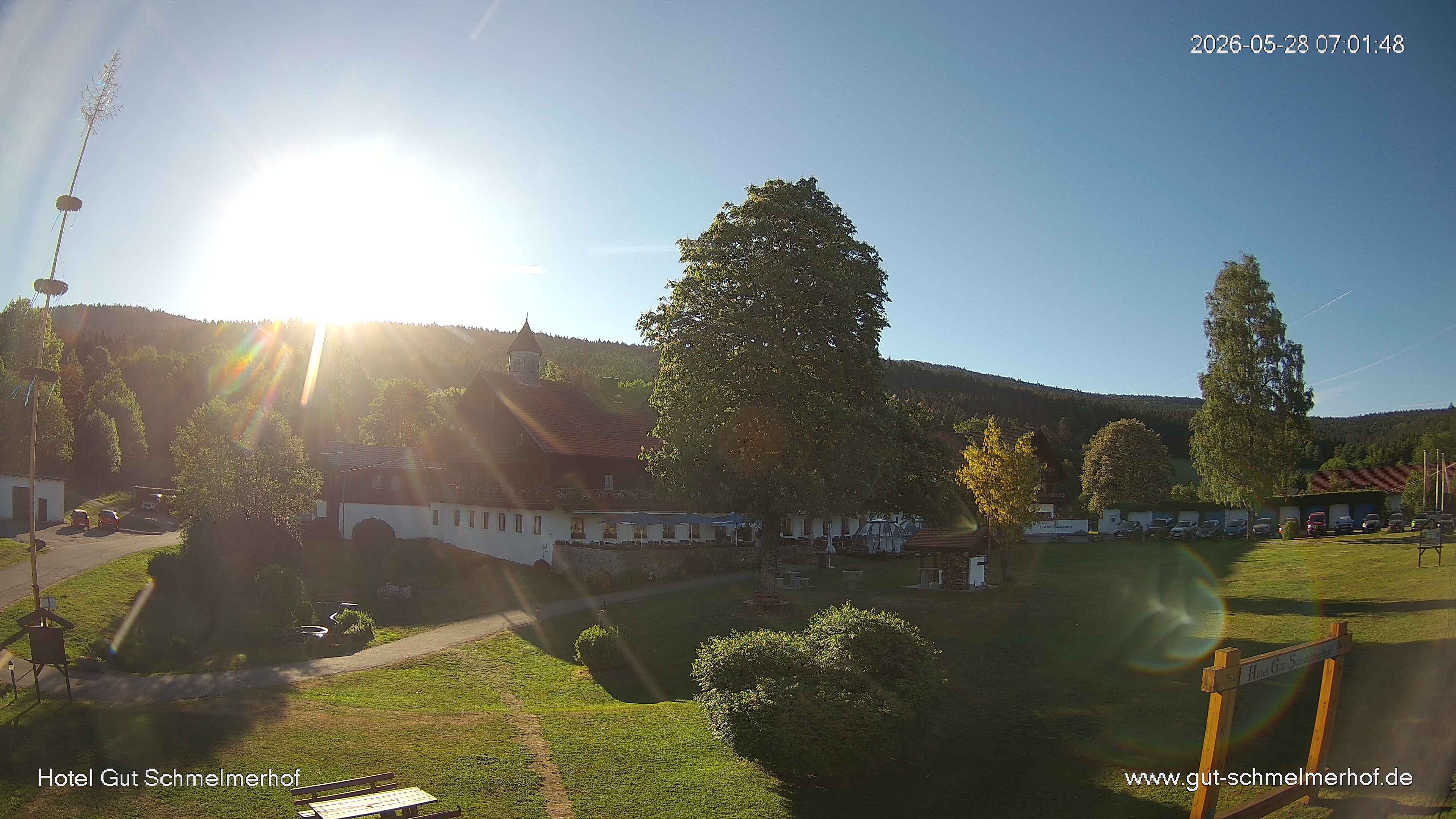 Archiv Foto Webcam  St. Englmar - Hotel Gut Schmelmerhof