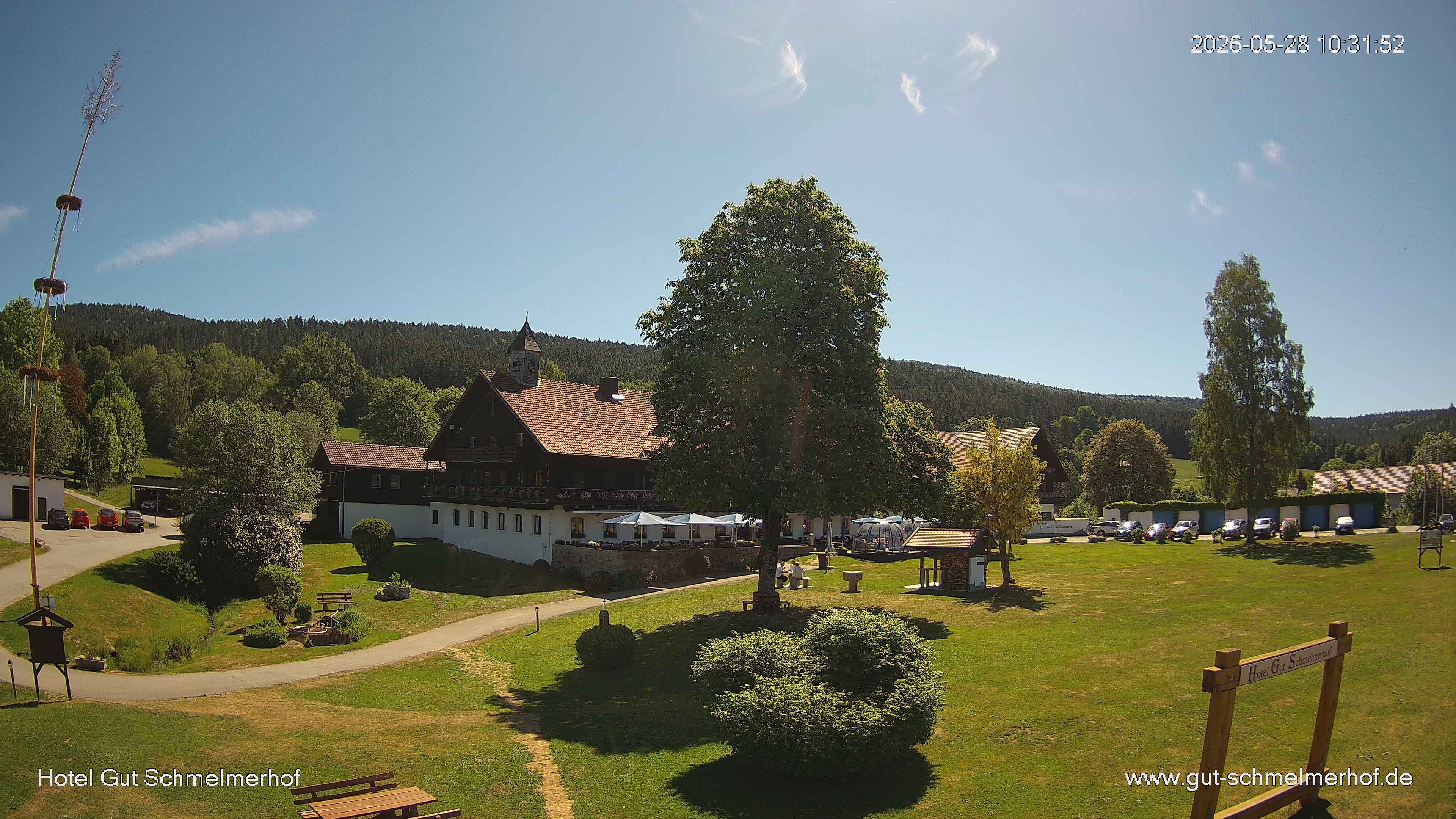 Archiv Foto Webcam  St. Englmar - Hotel Gut Schmelmerhof