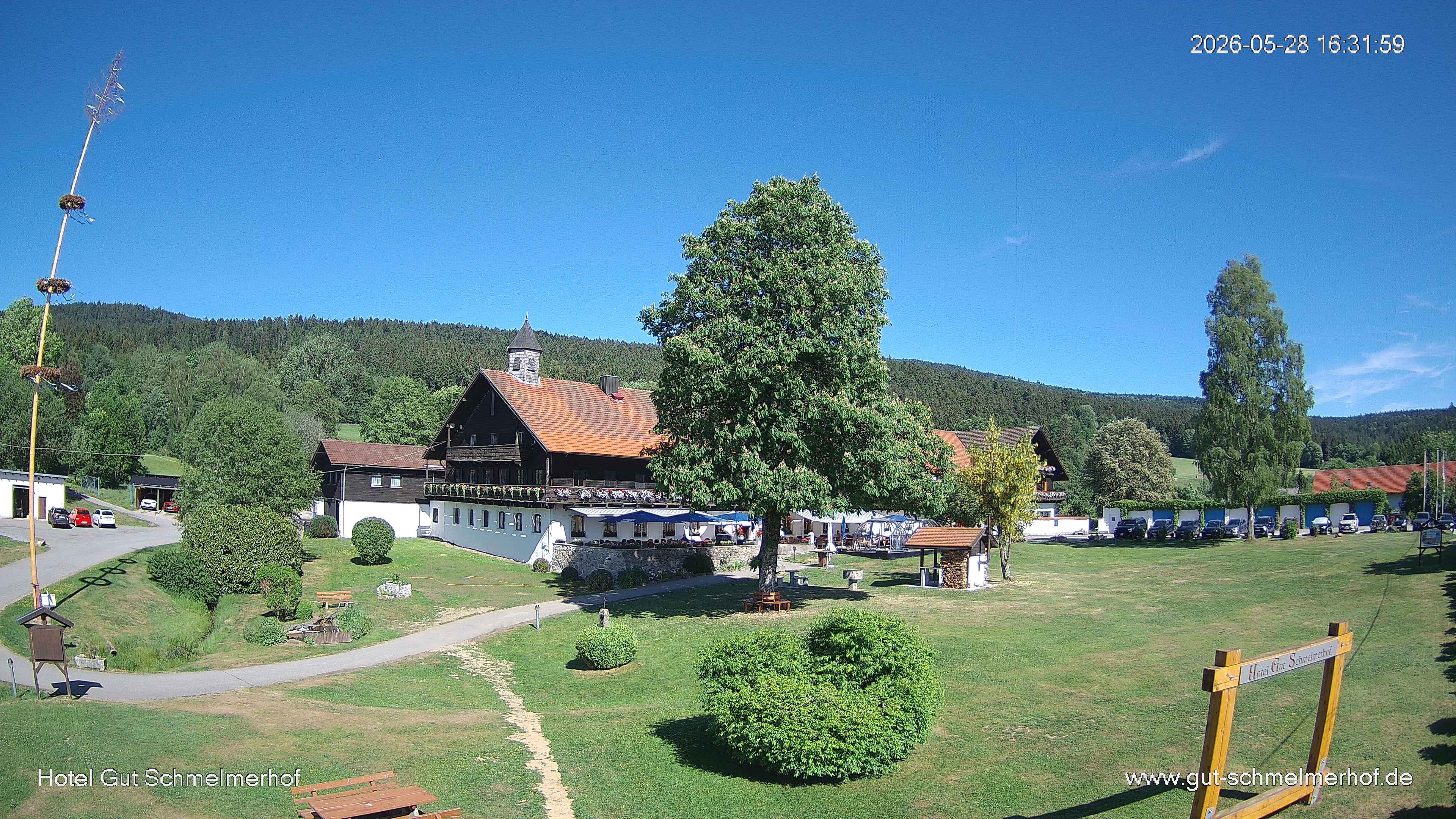 Archiv Foto Webcam  St. Englmar - Hotel Gut Schmelmerhof
