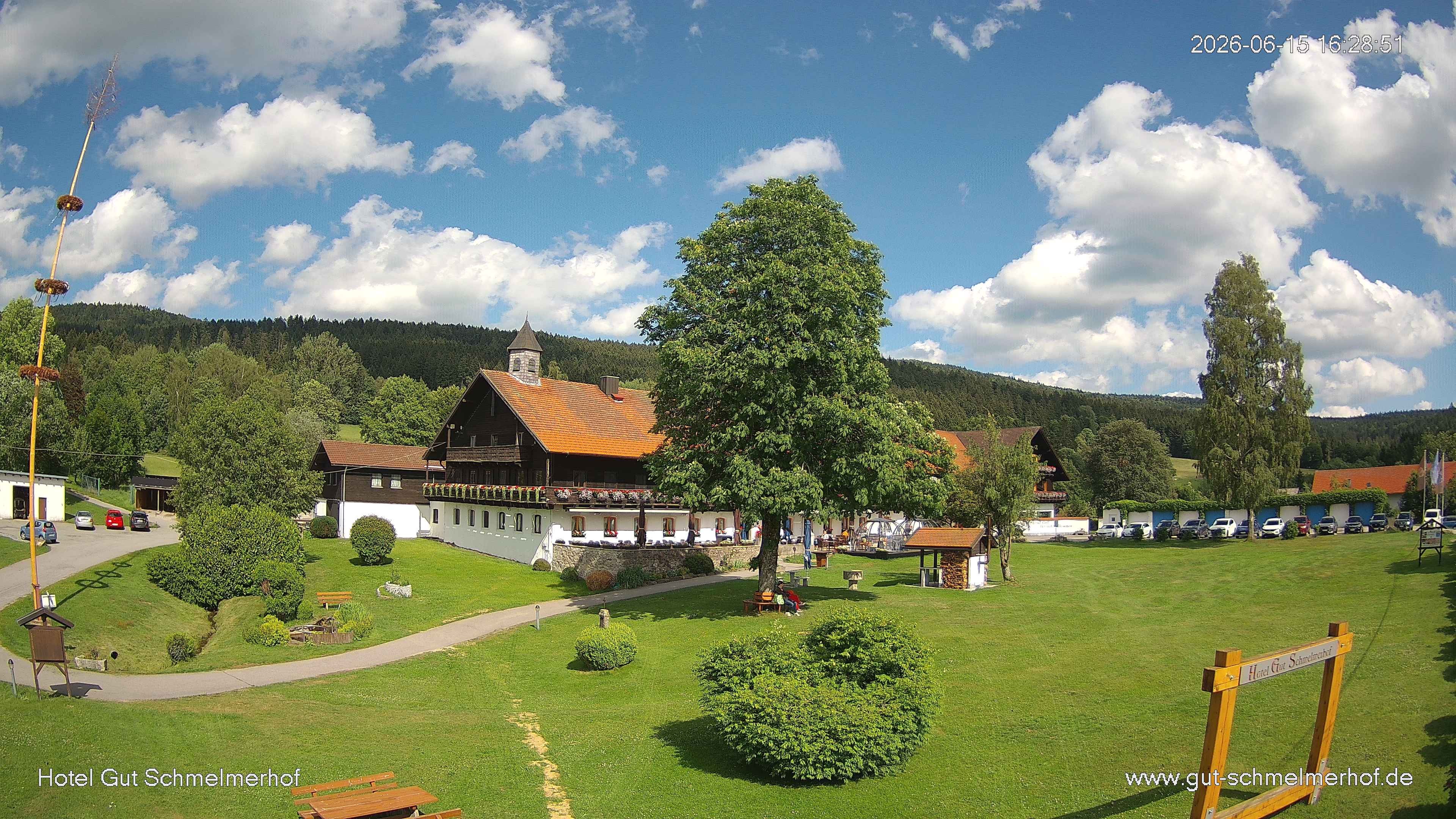 Archiv Foto Webcam  St. Englmar - Hotel Gut Schmelmerhof