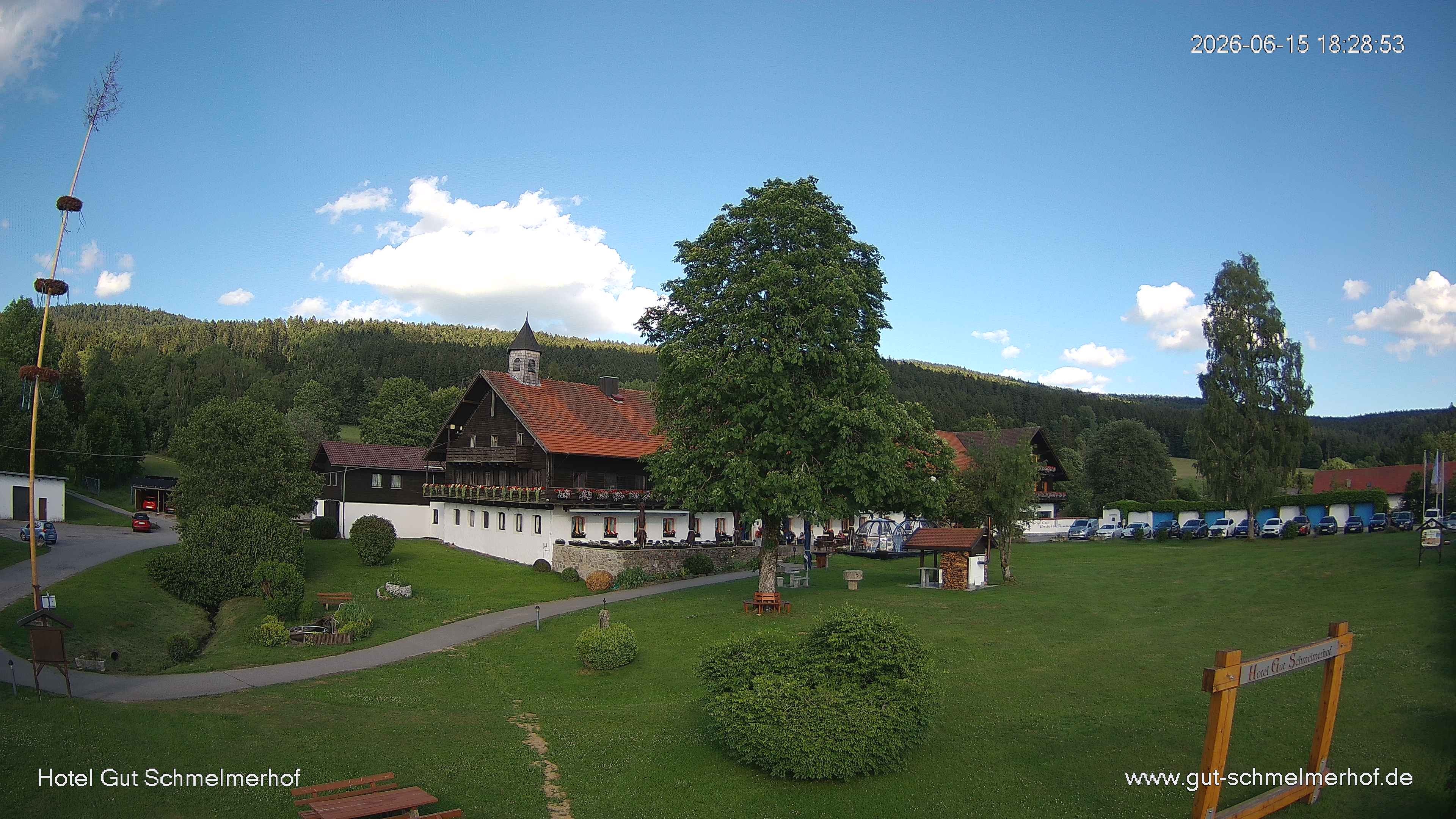 Archiv Foto Webcam  St. Englmar - Hotel Gut Schmelmerhof