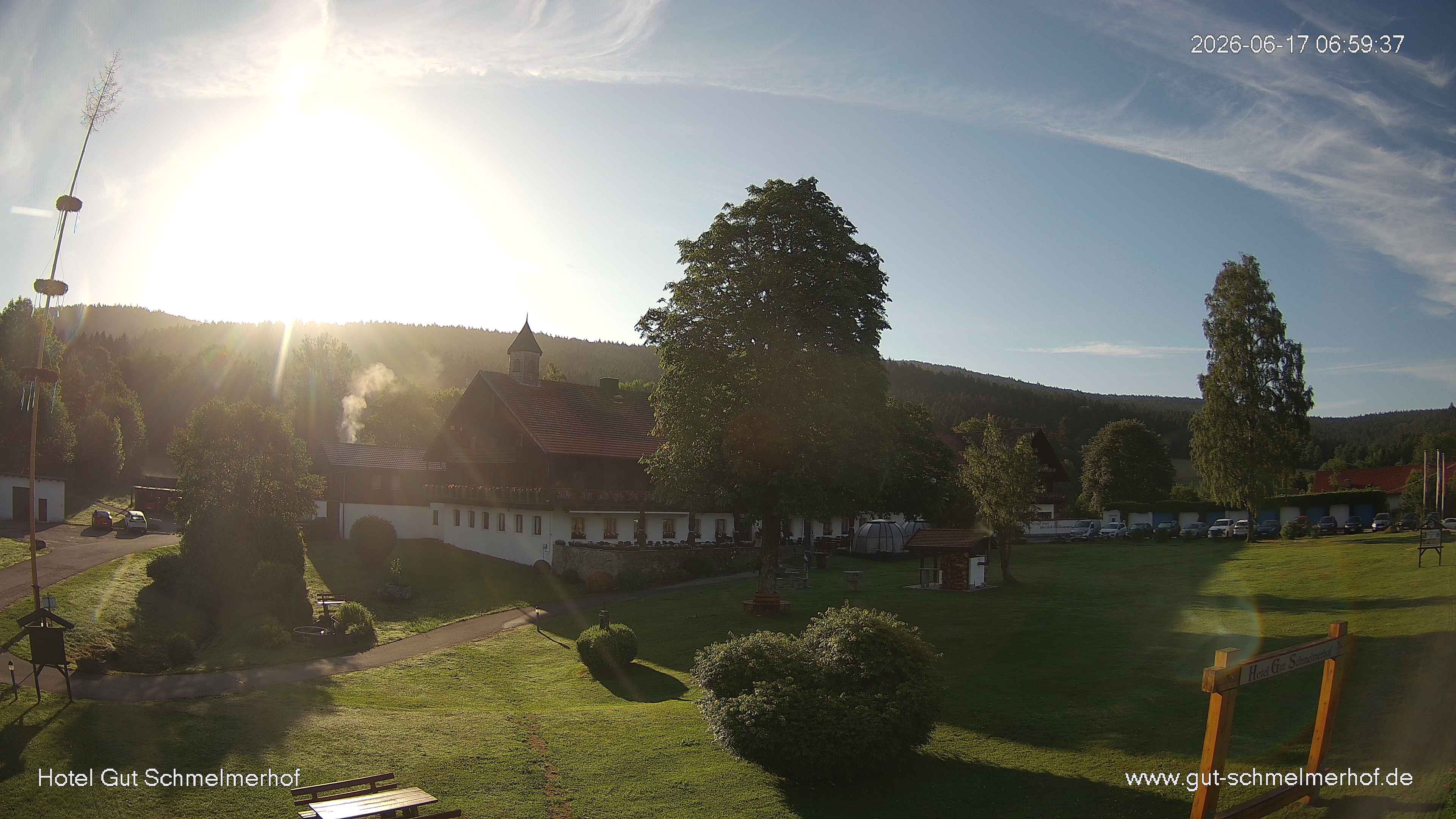Archiv Foto Webcam  St. Englmar - Hotel Gut Schmelmerhof