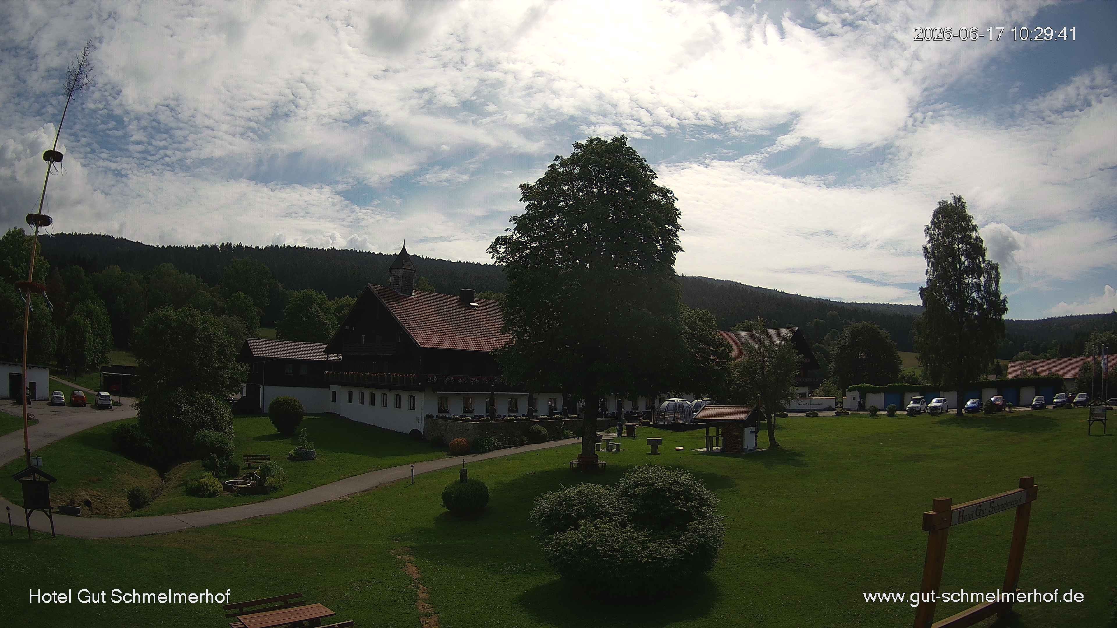 Archiv Foto Webcam  St. Englmar - Hotel Gut Schmelmerhof