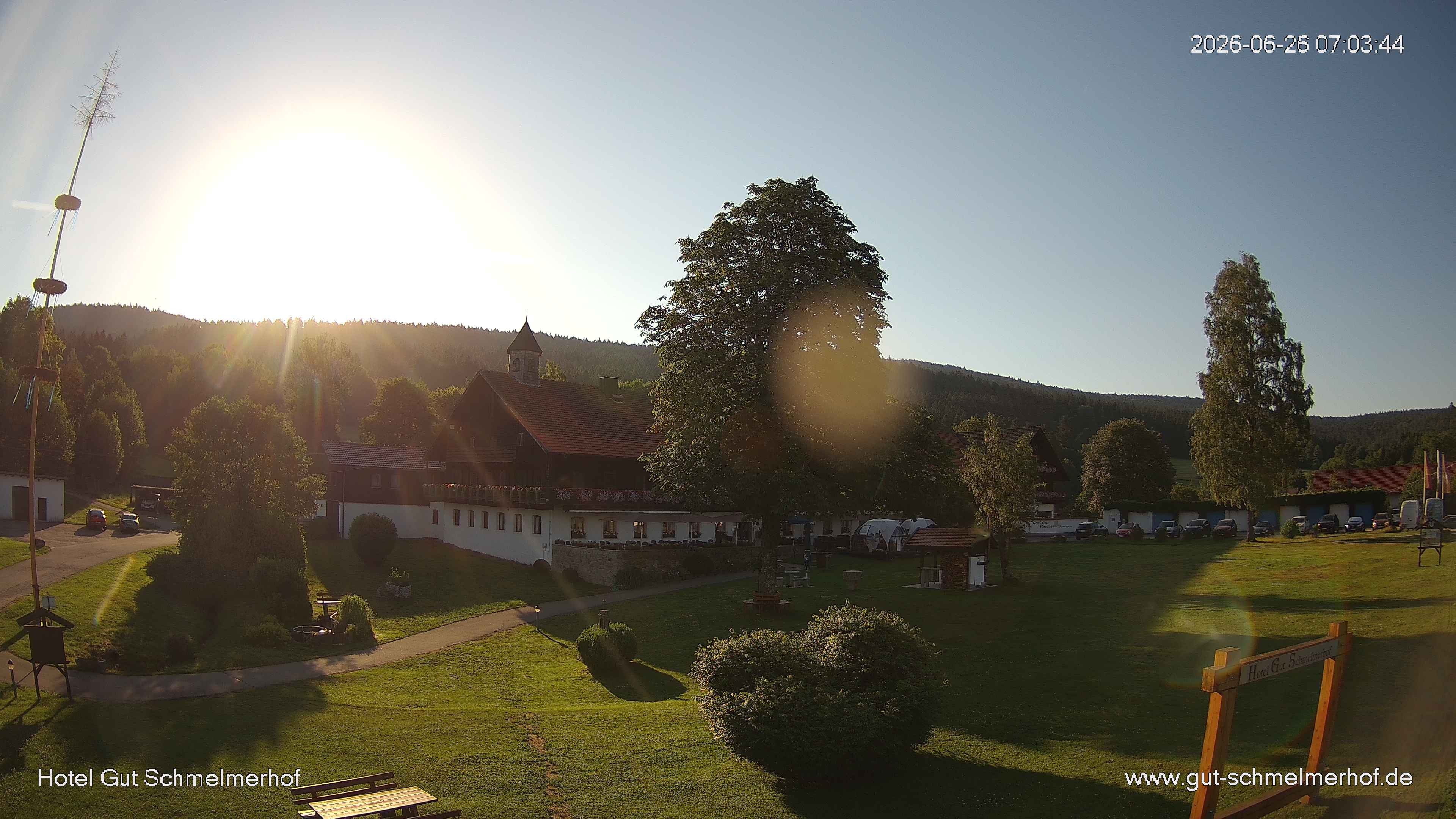 Archiv Foto Webcam  St. Englmar - Hotel Gut Schmelmerhof