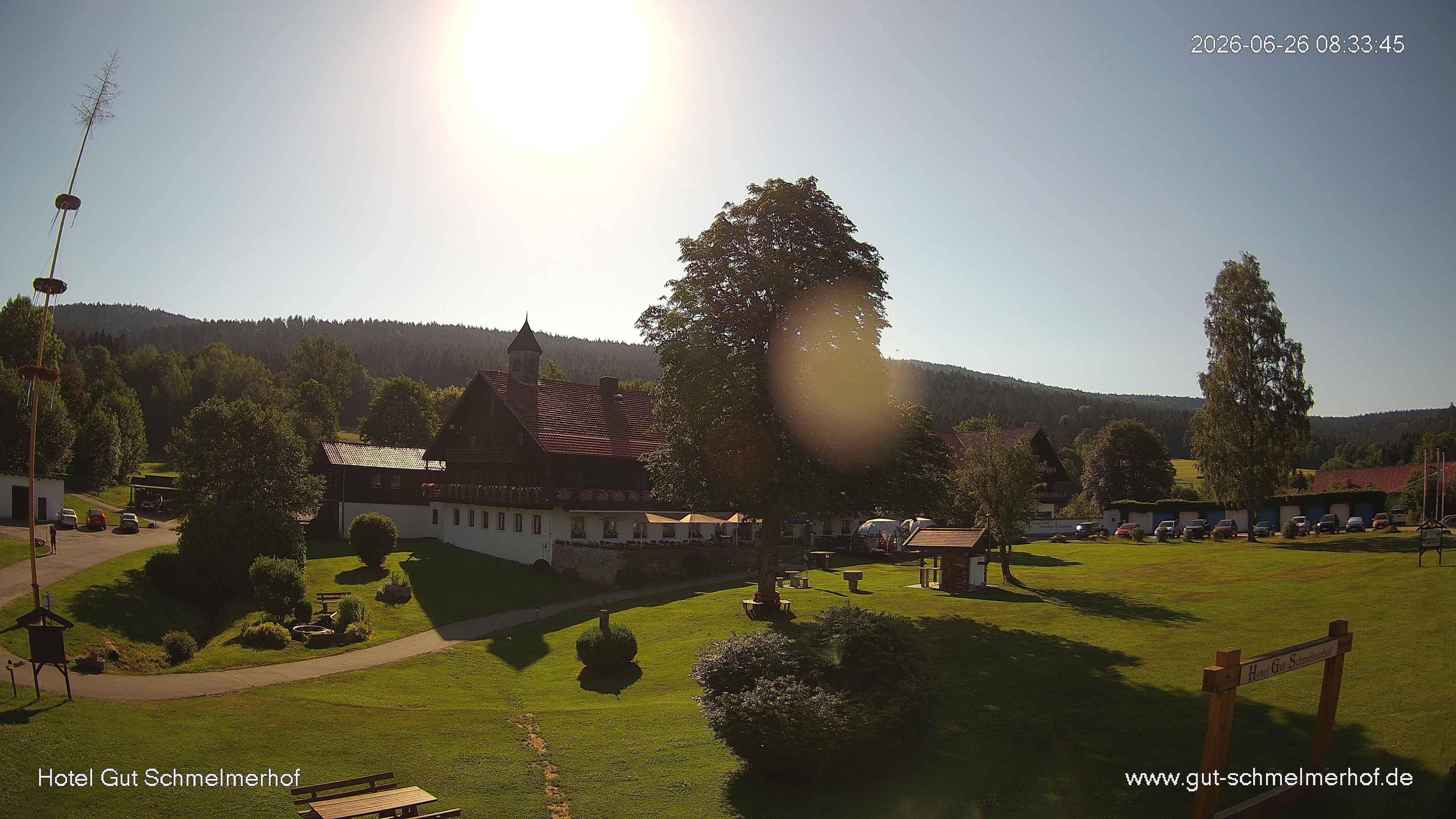 Archiv Foto Webcam  St. Englmar - Hotel Gut Schmelmerhof