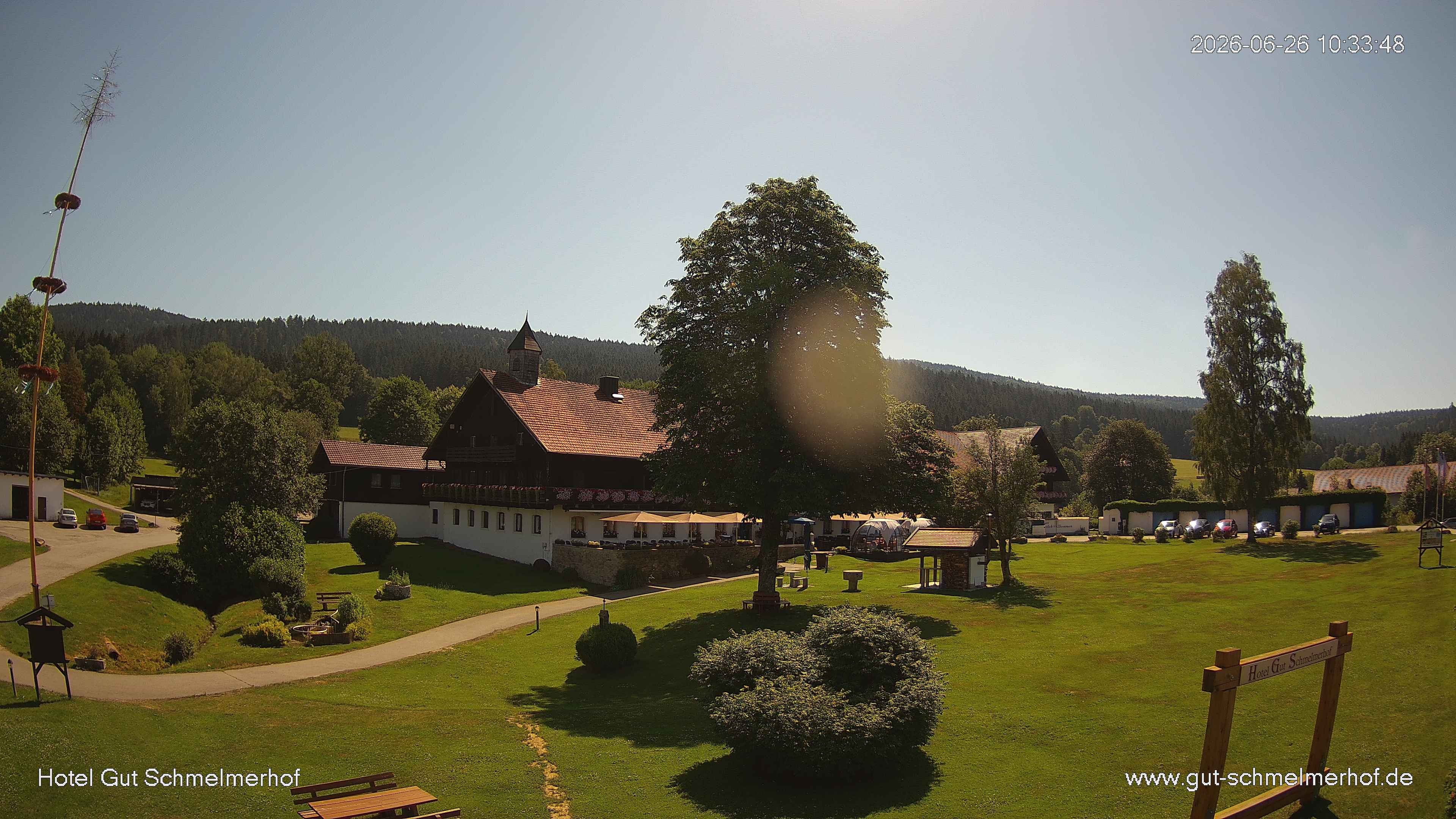 Archiv Foto Webcam  St. Englmar - Hotel Gut Schmelmerhof