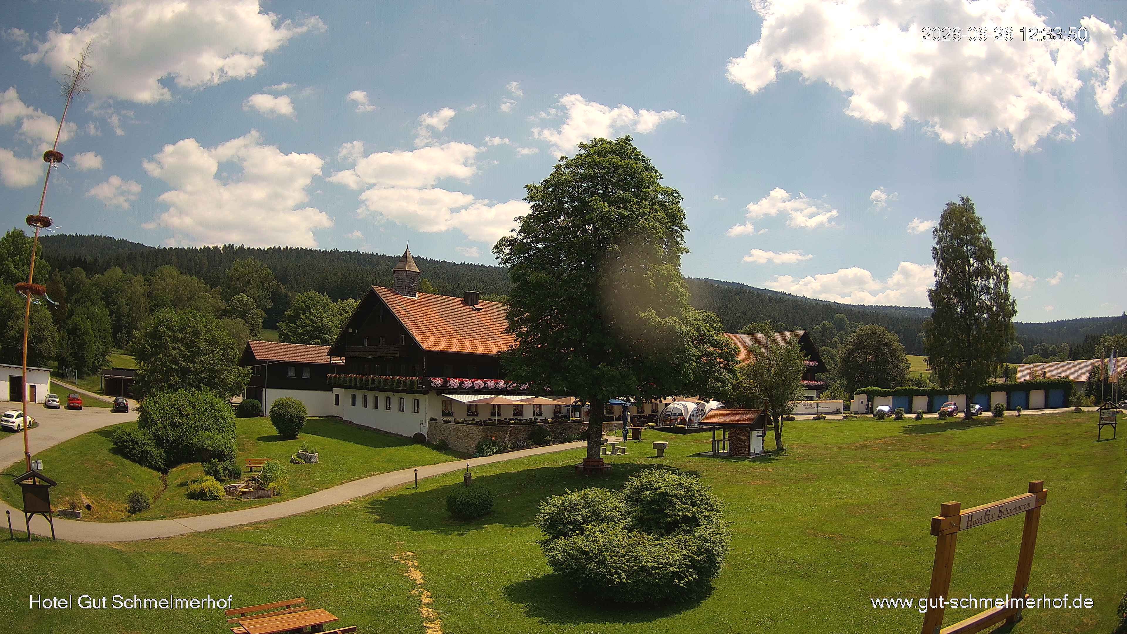 Archiv Foto Webcam  St. Englmar - Hotel Gut Schmelmerhof