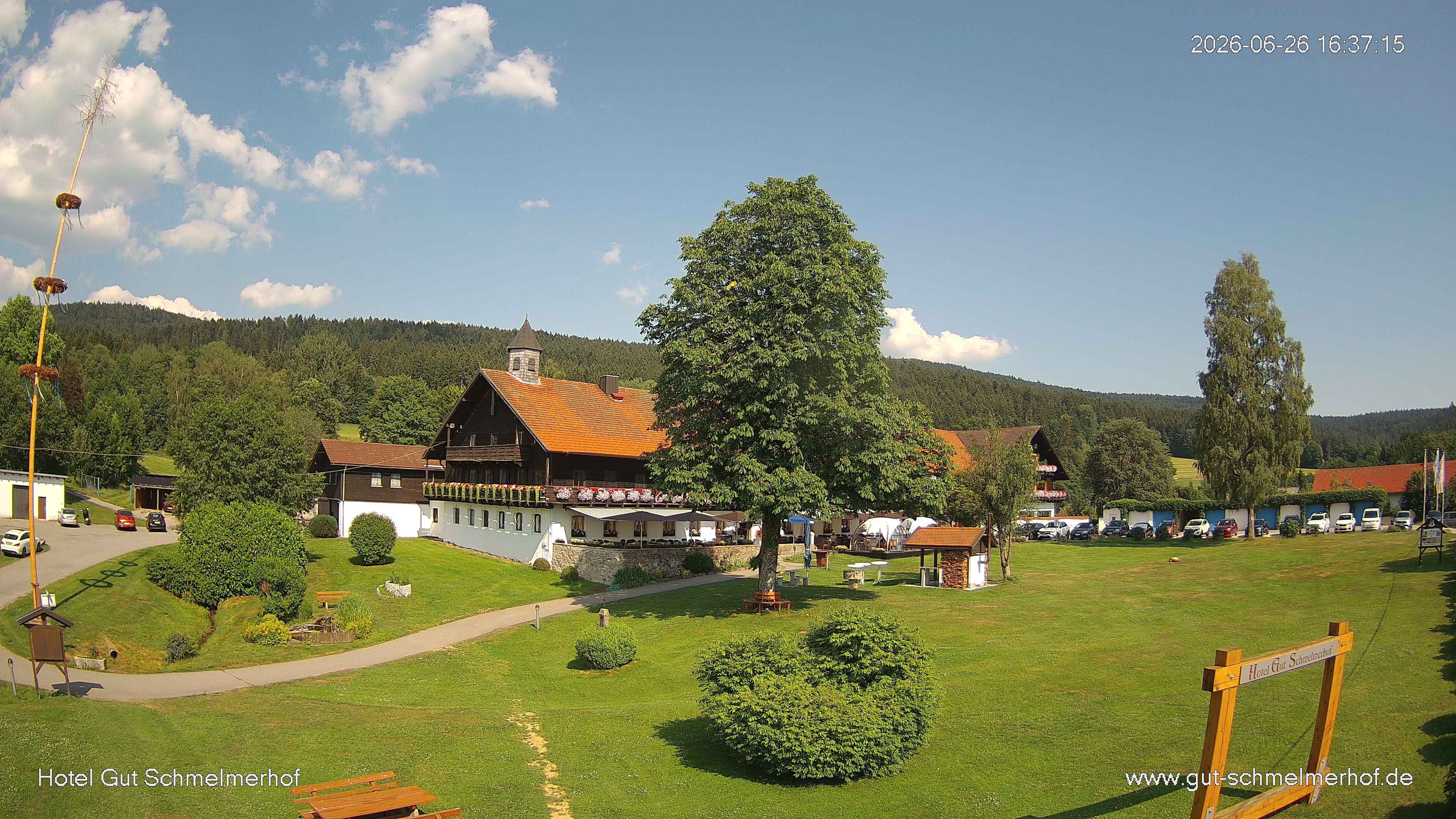 Archiv Foto Webcam  St. Englmar - Hotel Gut Schmelmerhof