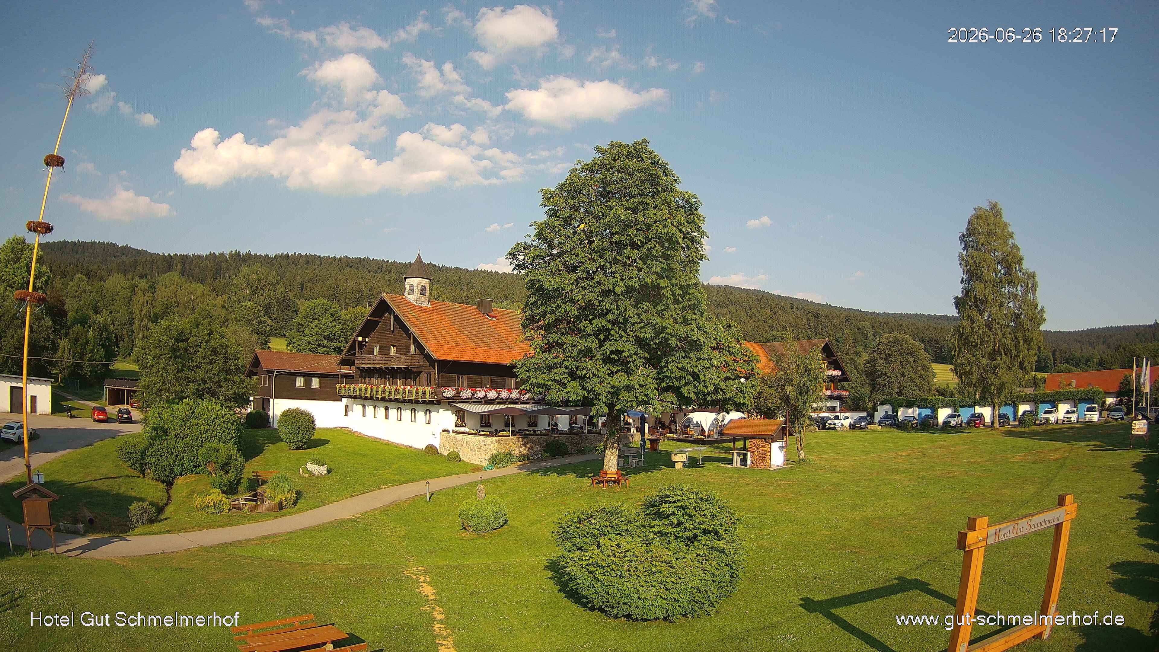 Archiv Foto Webcam  St. Englmar - Hotel Gut Schmelmerhof