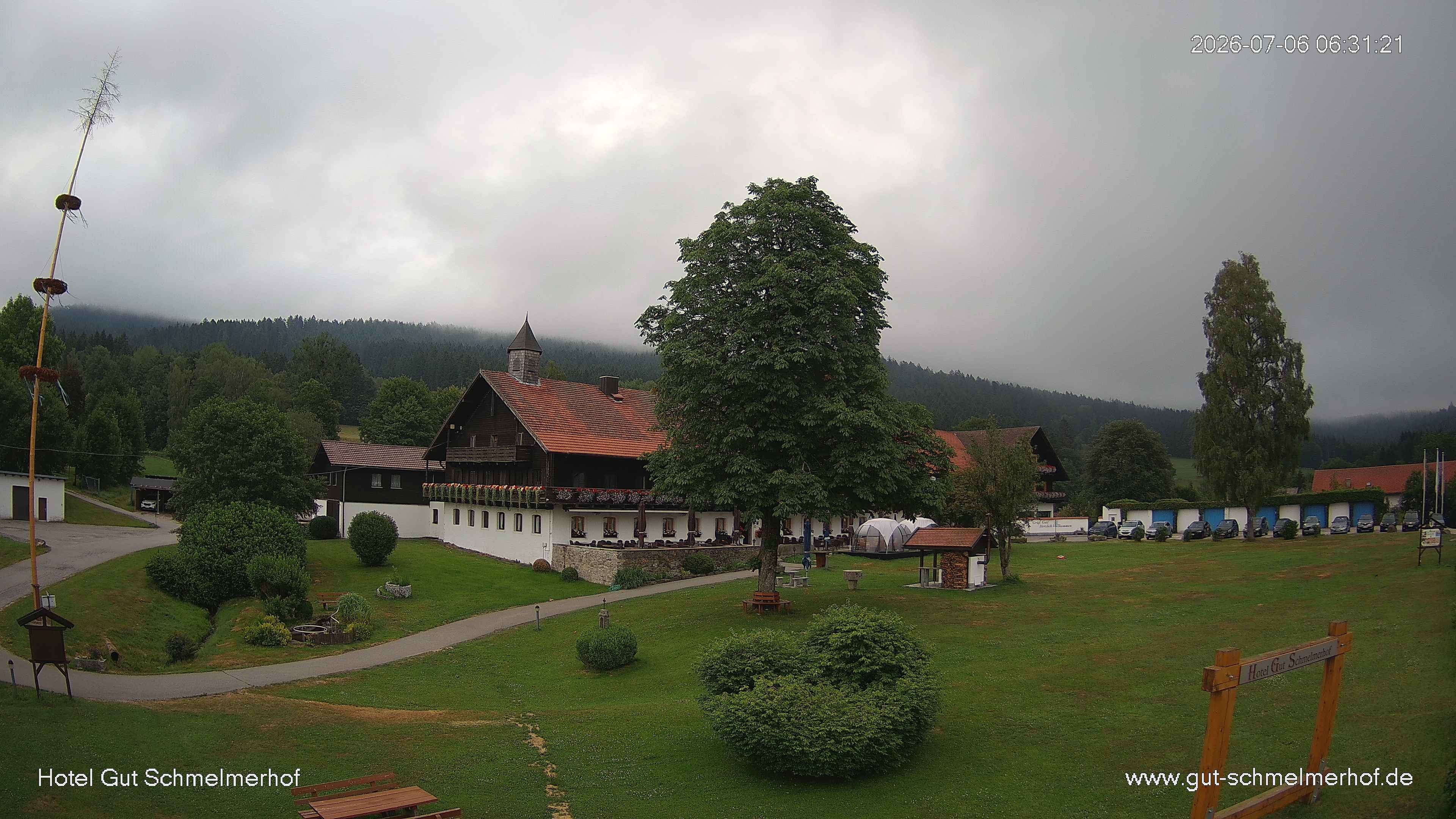 Archiv Foto Webcam  St. Englmar - Hotel Gut Schmelmerhof