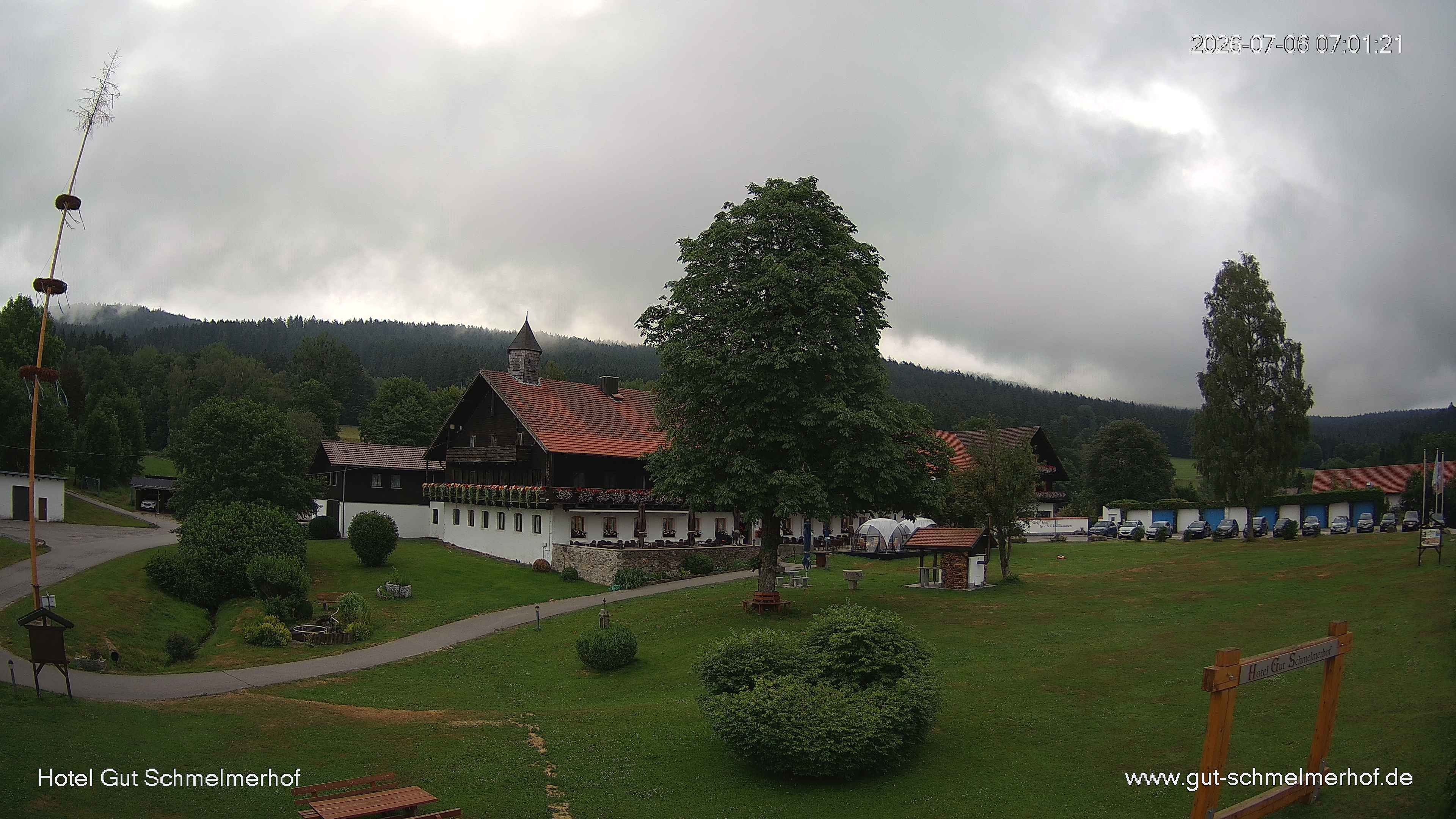 Archiv Foto Webcam  St. Englmar - Hotel Gut Schmelmerhof