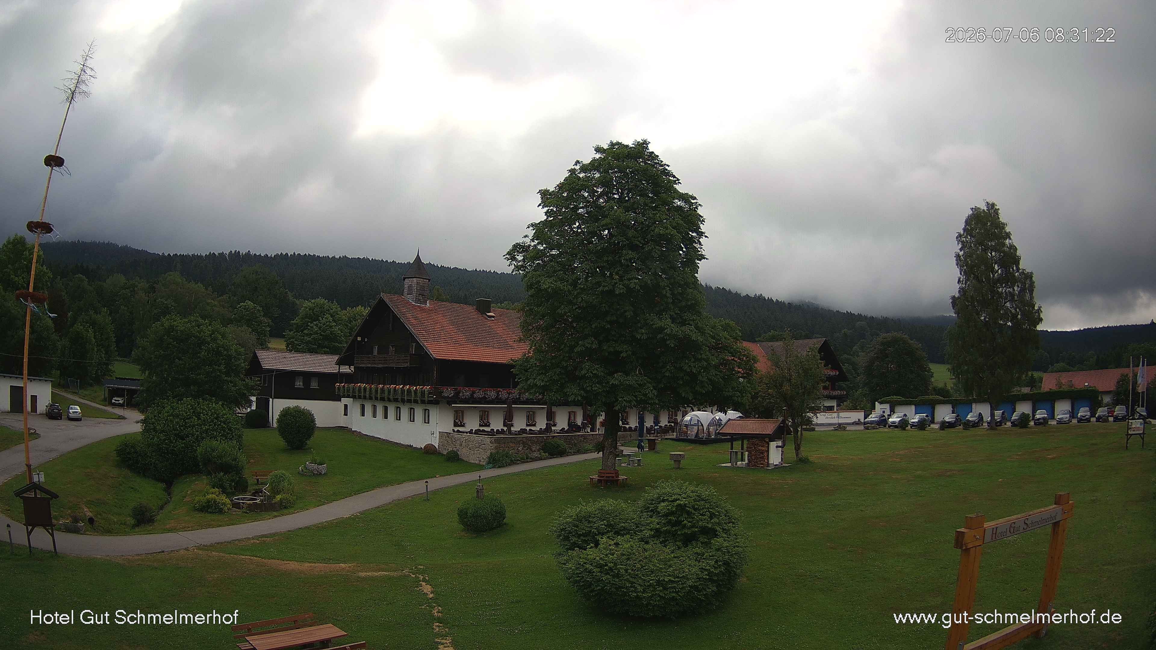 Archiv Foto Webcam  St. Englmar - Hotel Gut Schmelmerhof