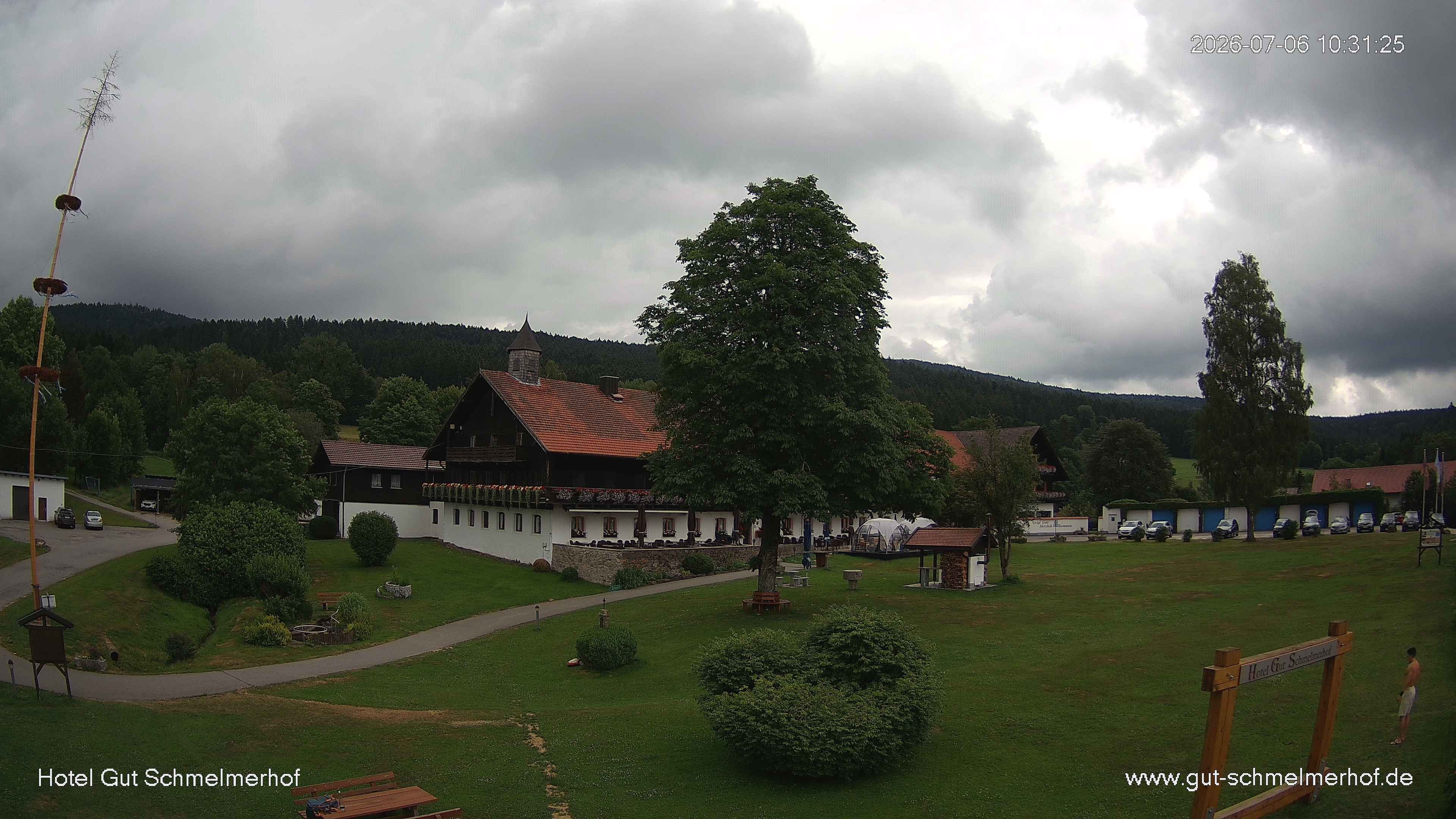 Archiv Foto Webcam  St. Englmar - Hotel Gut Schmelmerhof