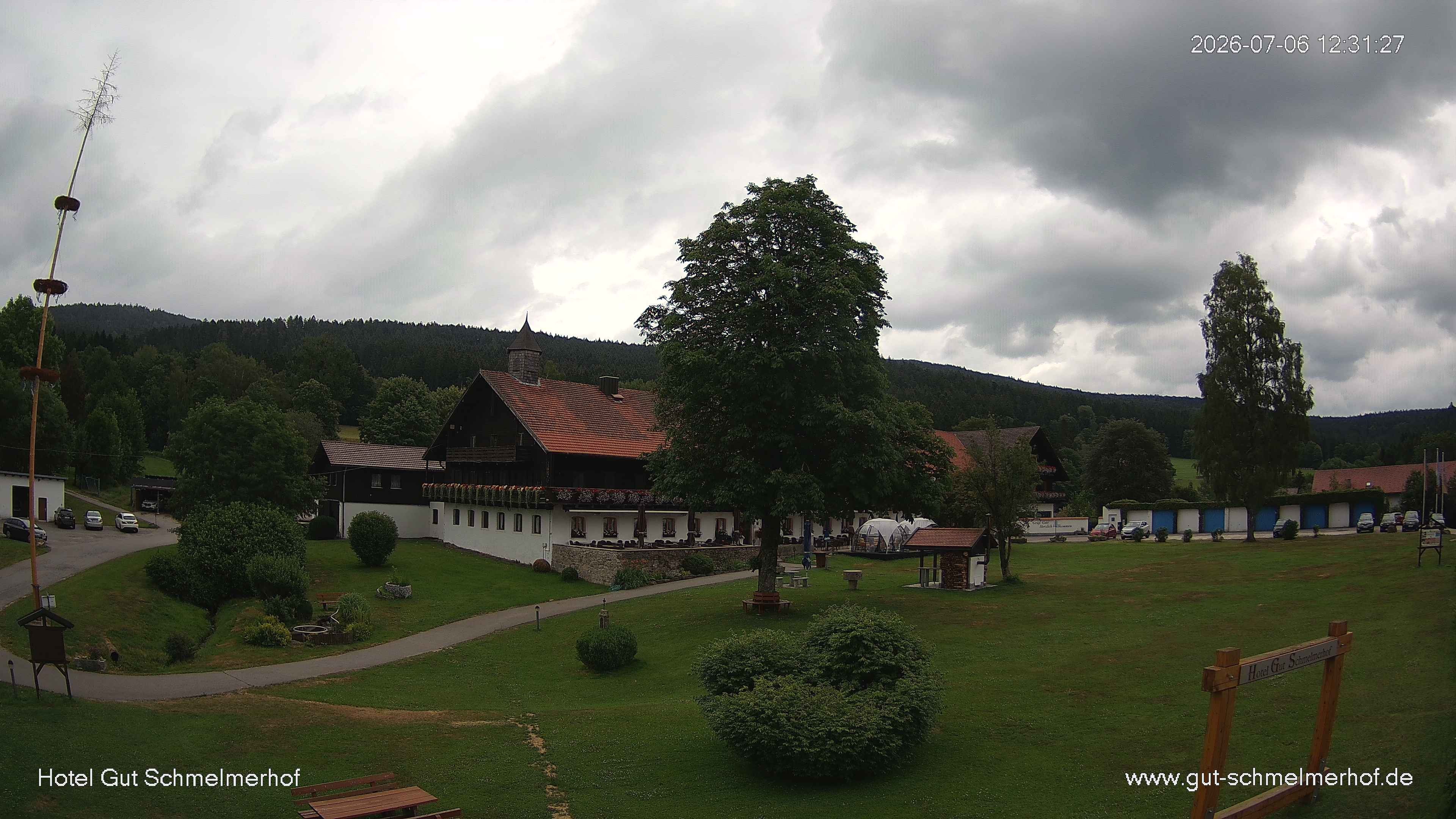 Archiv Foto Webcam  St. Englmar - Hotel Gut Schmelmerhof