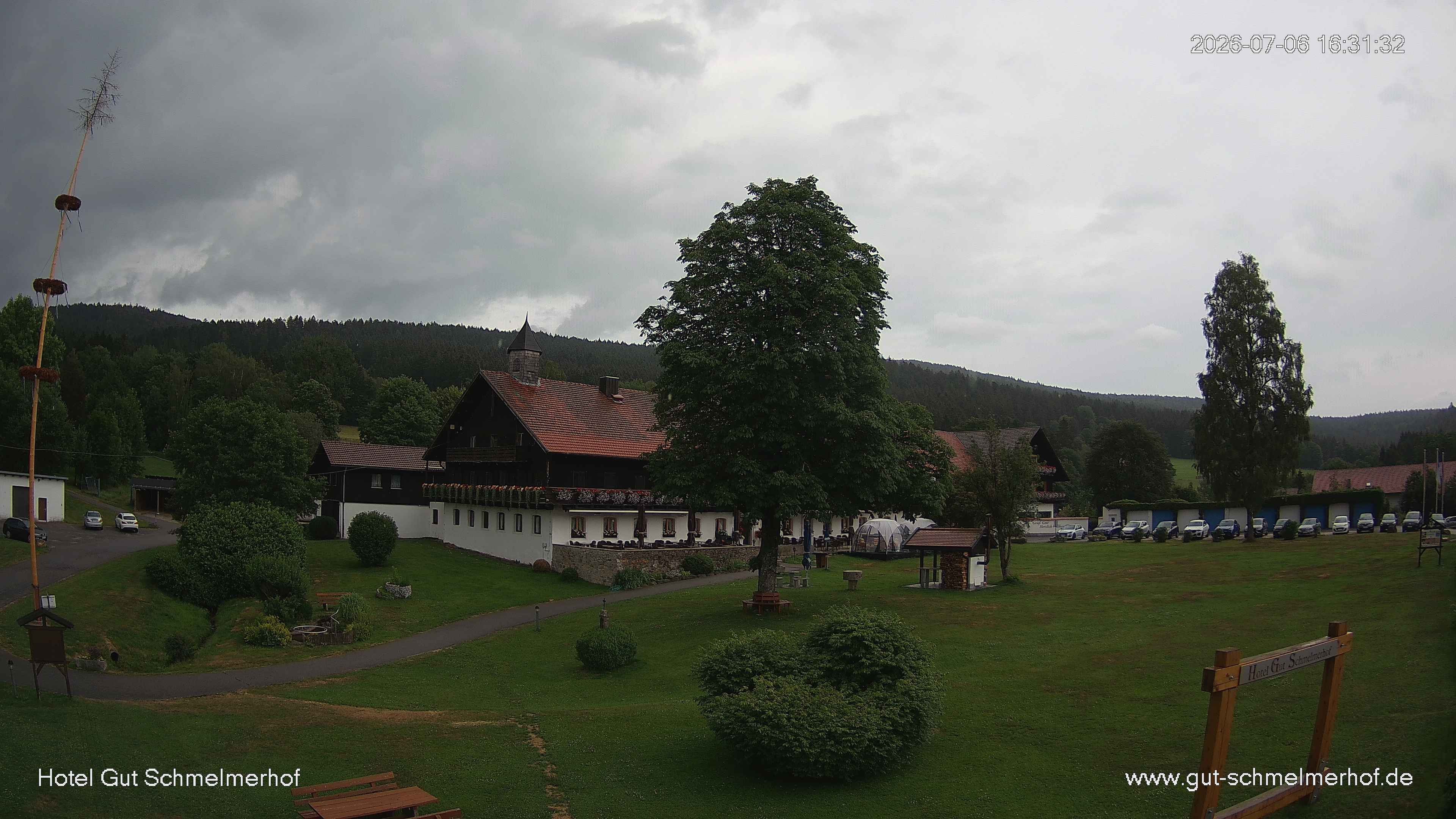 Archiv Foto Webcam  St. Englmar - Hotel Gut Schmelmerhof