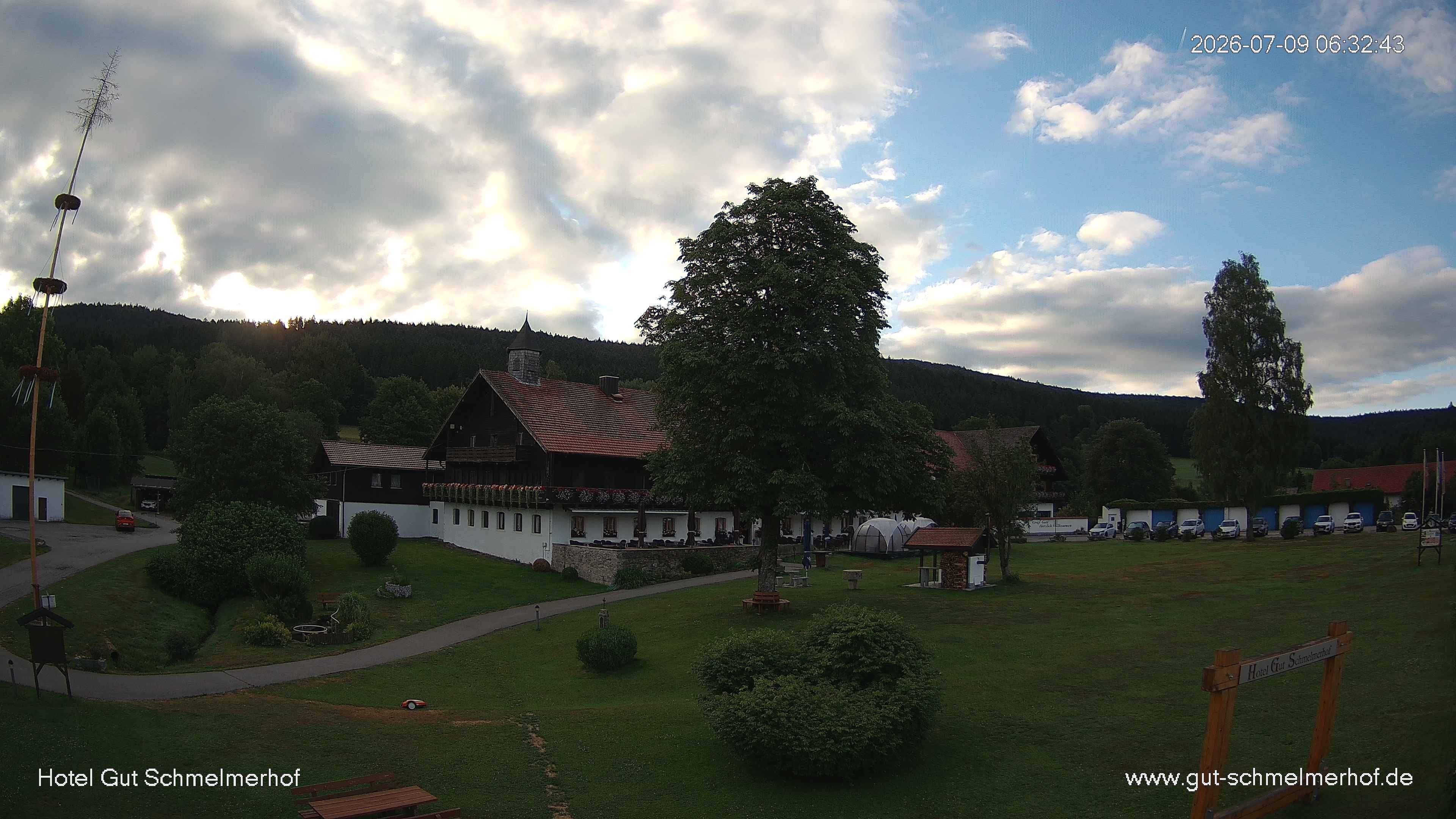 Archived image Webcam St. Englmar, hotel Gut Schmelmerhof