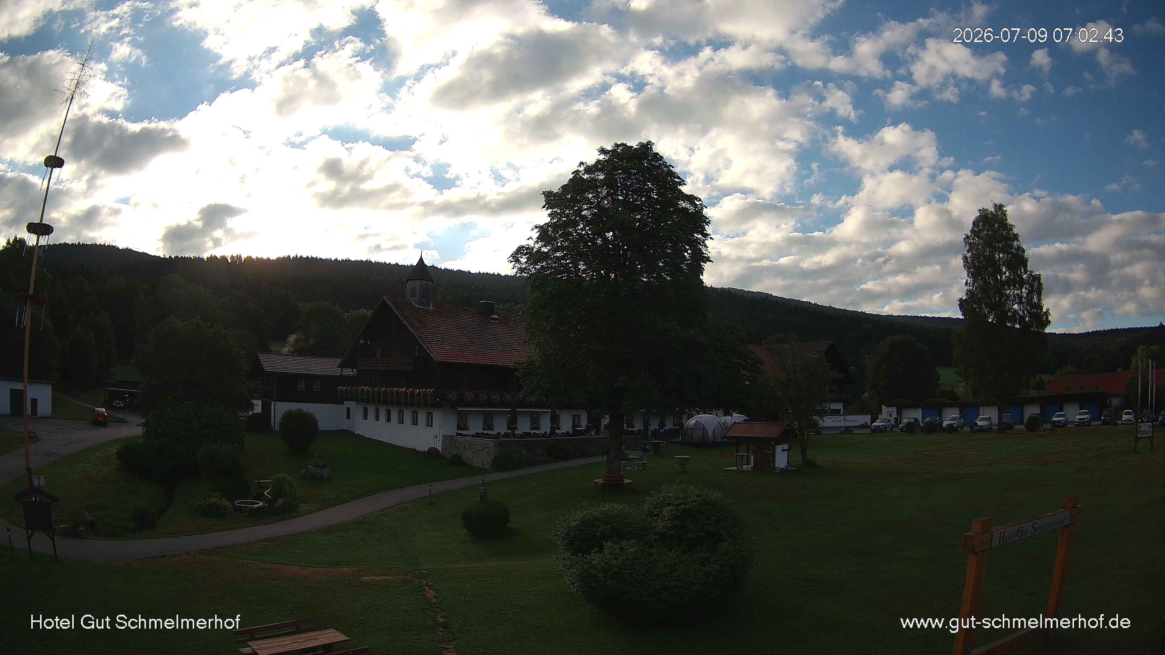 Archived image Webcam St. Englmar, hotel Gut Schmelmerhof