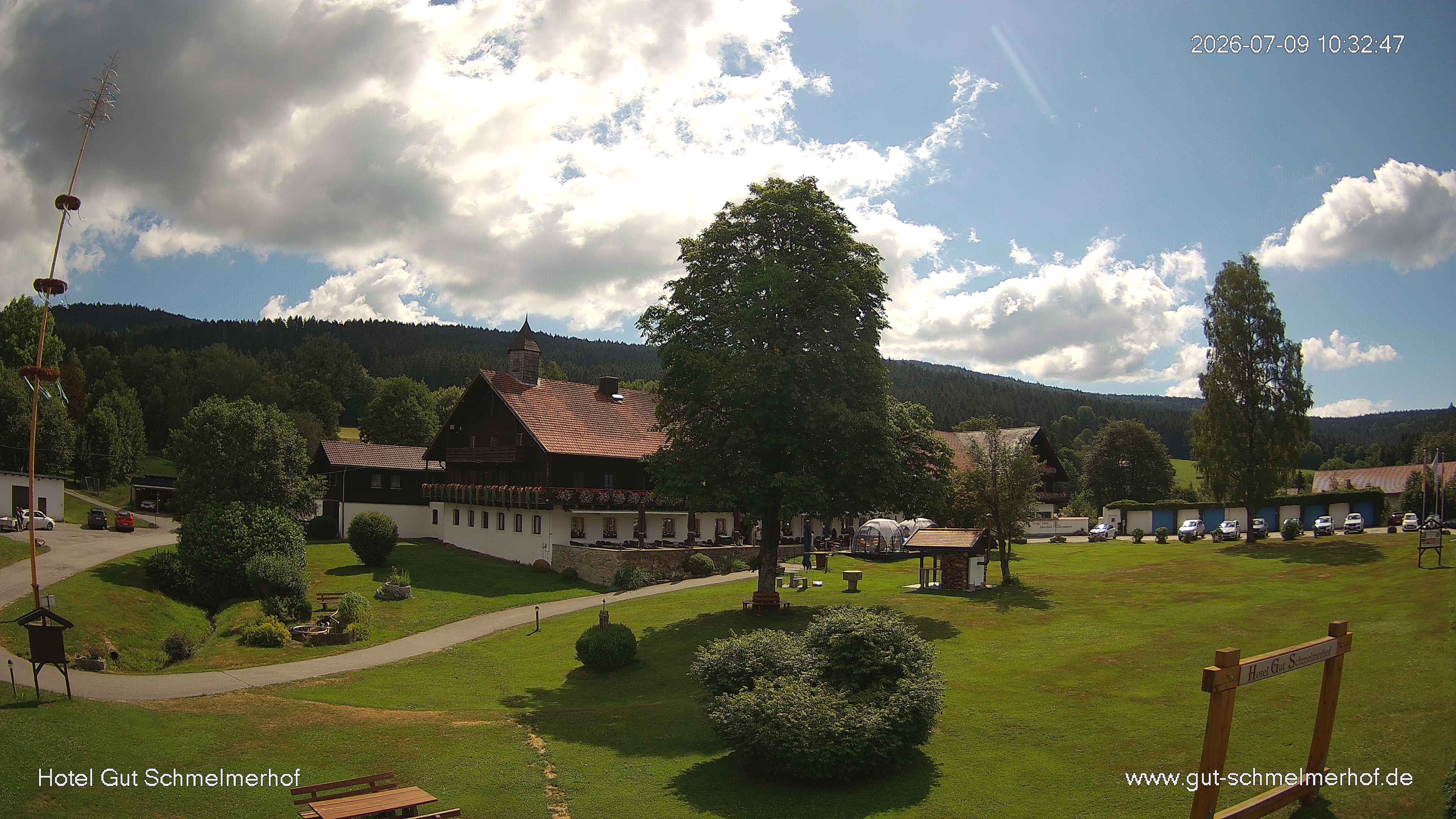 Archived image Webcam St. Englmar, hotel Gut Schmelmerhof