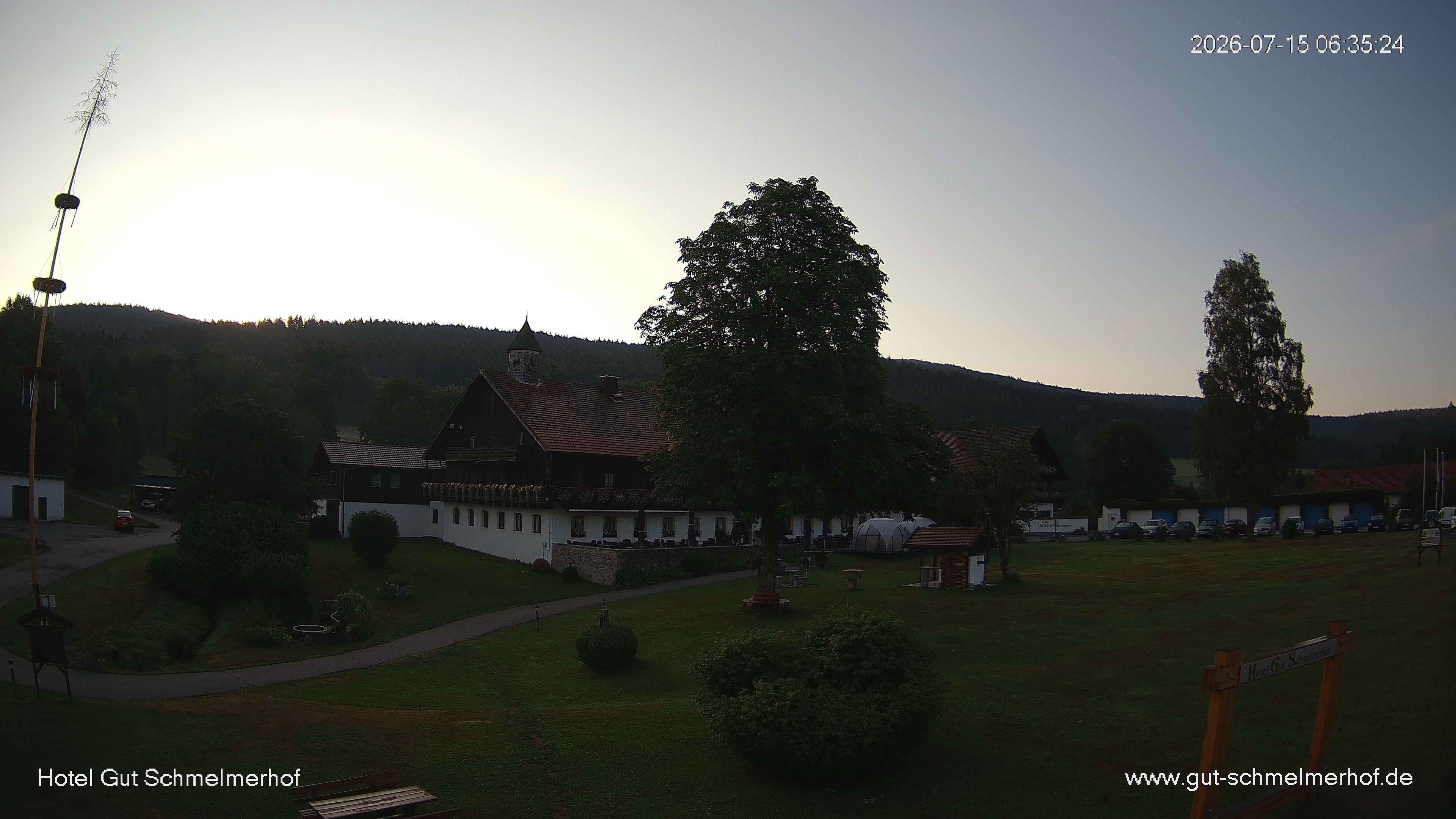 Archiv Foto Webcam  St. Englmar - Hotel Gut Schmelmerhof