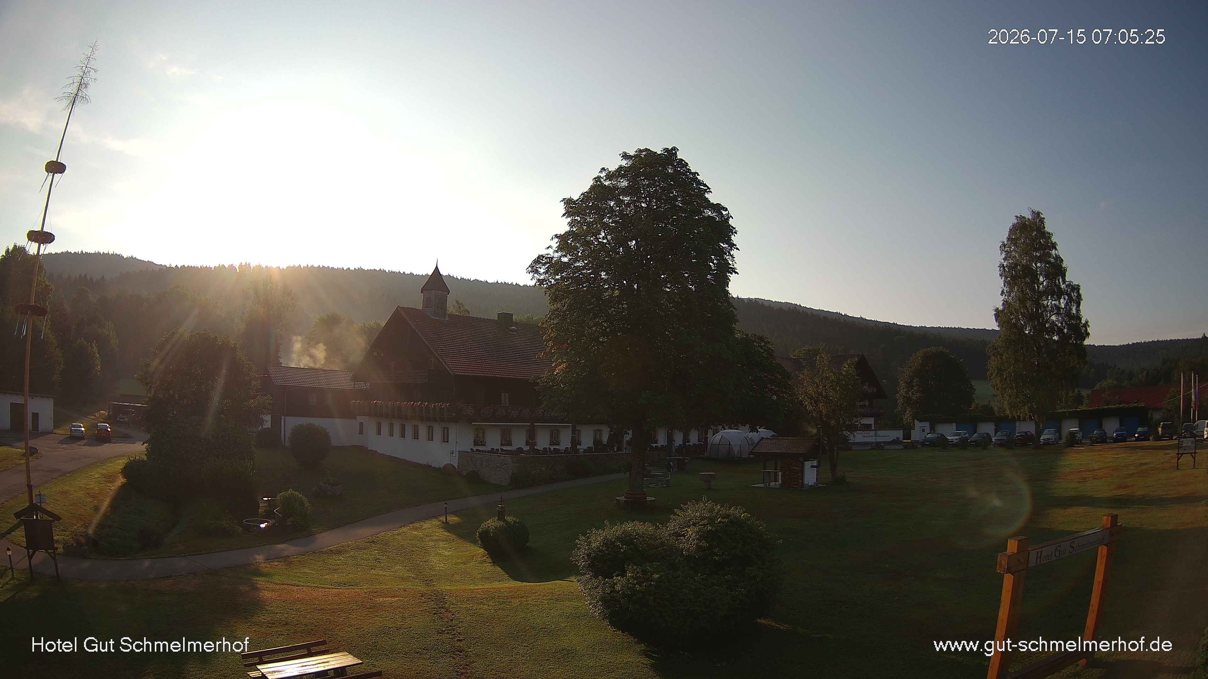 Archiv Foto Webcam  St. Englmar - Hotel Gut Schmelmerhof