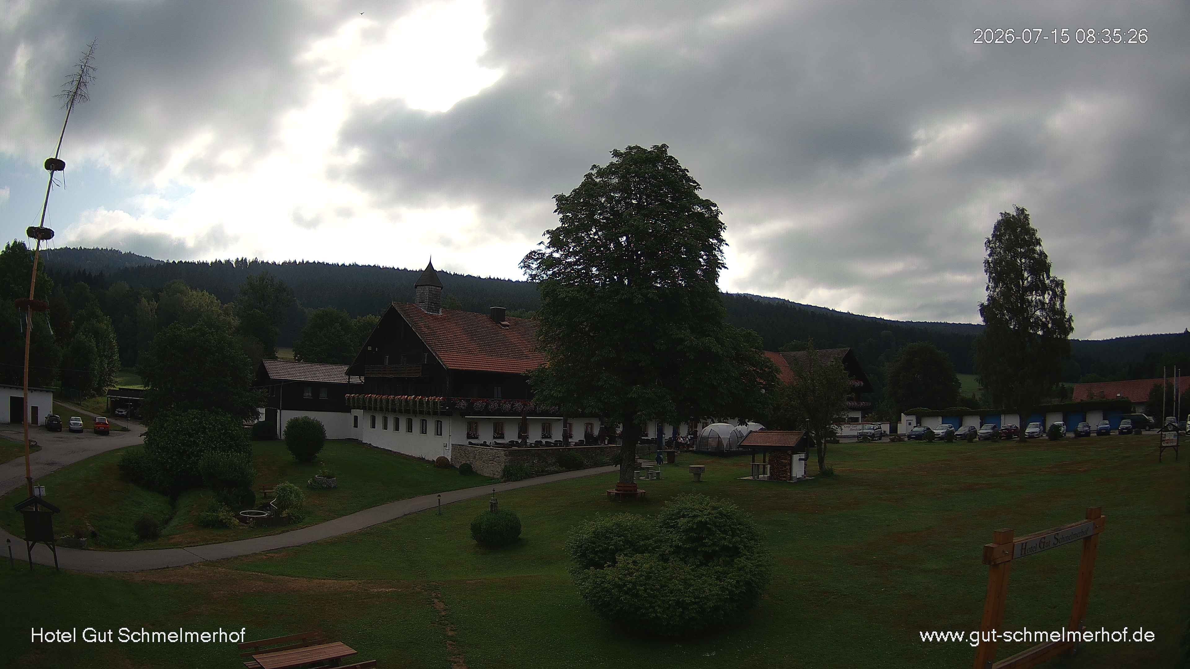 Archiv Foto Webcam  St. Englmar - Hotel Gut Schmelmerhof